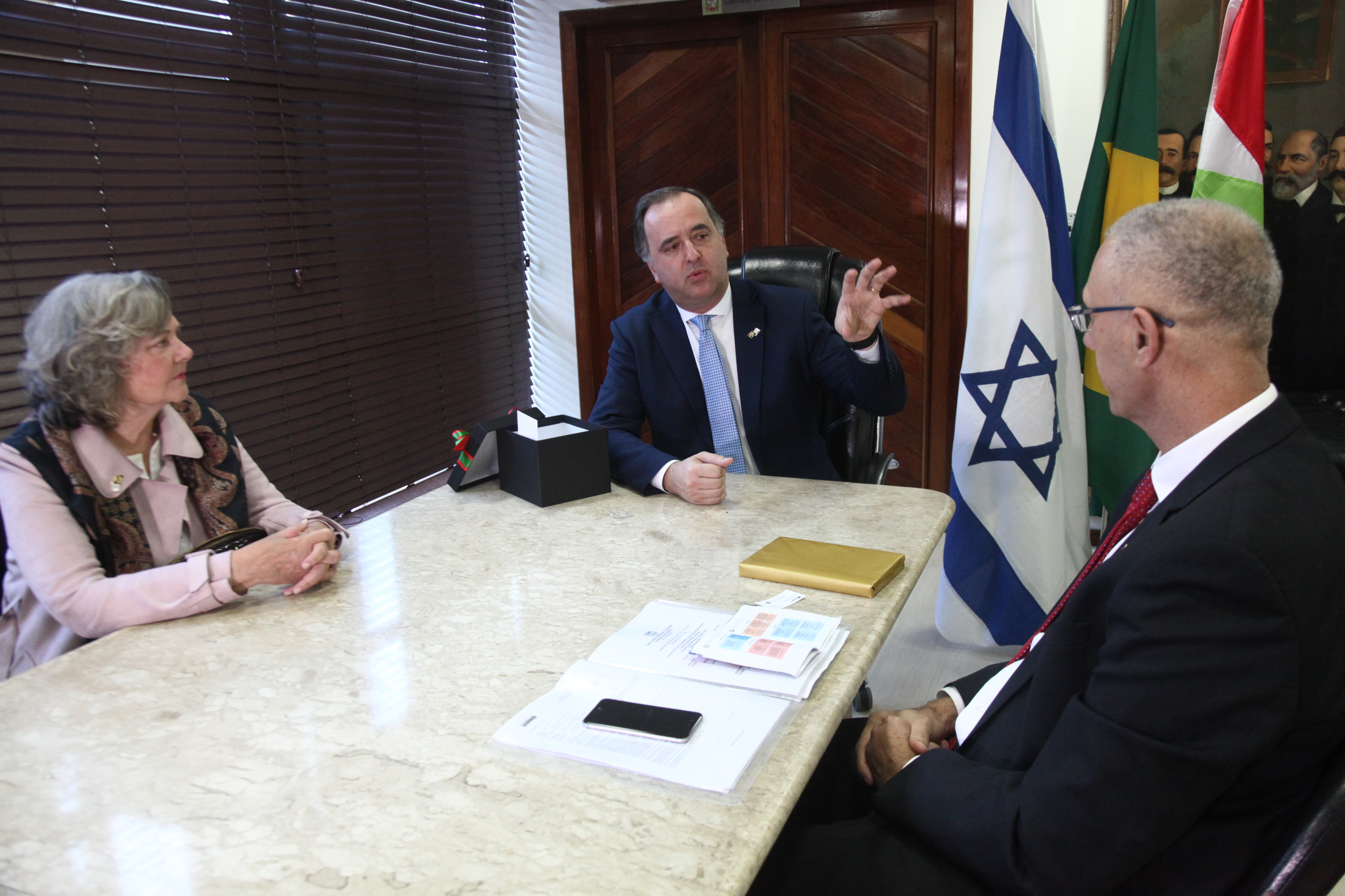 Visita do Embaixador de Israel