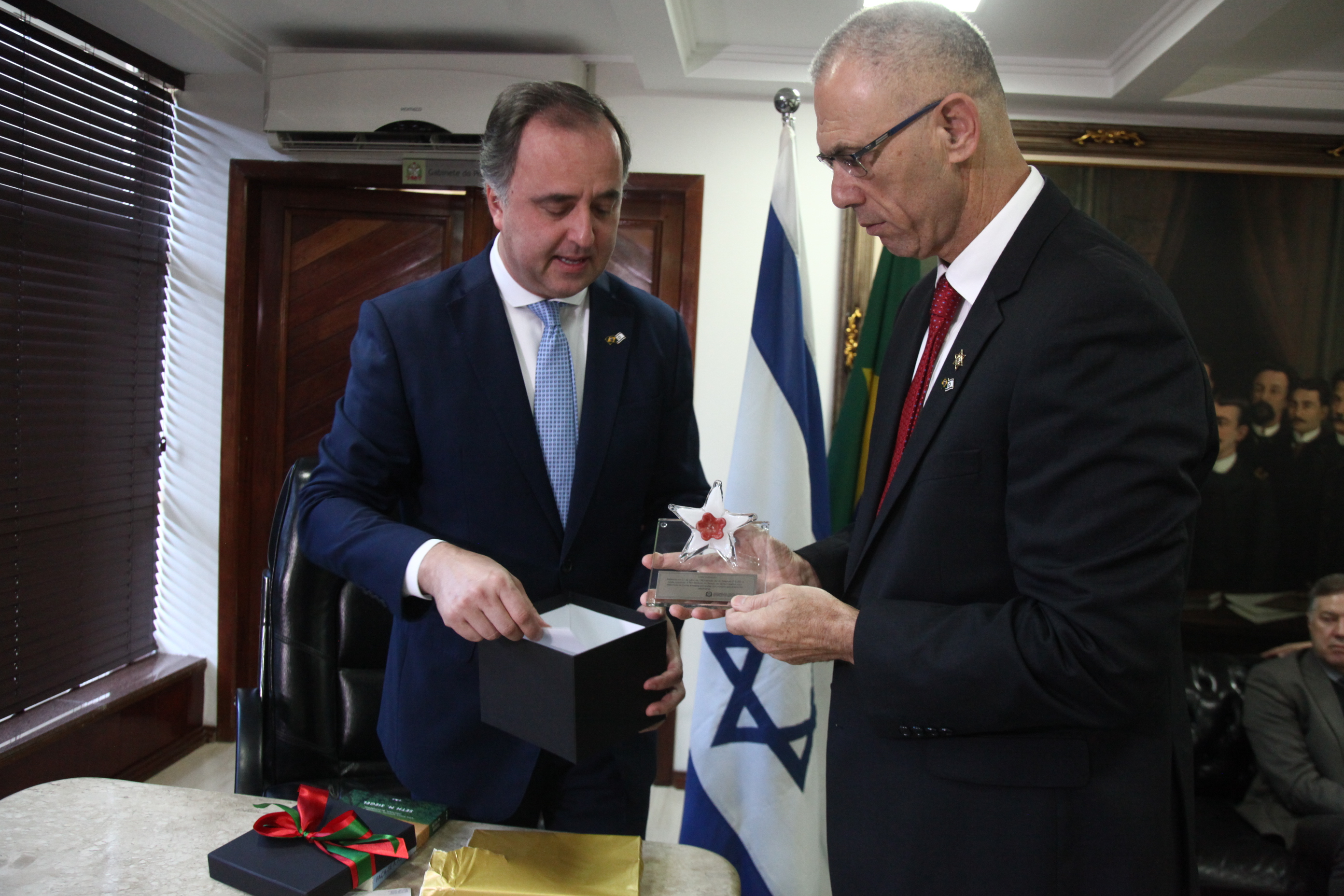 Visita do Embaixador de Israel