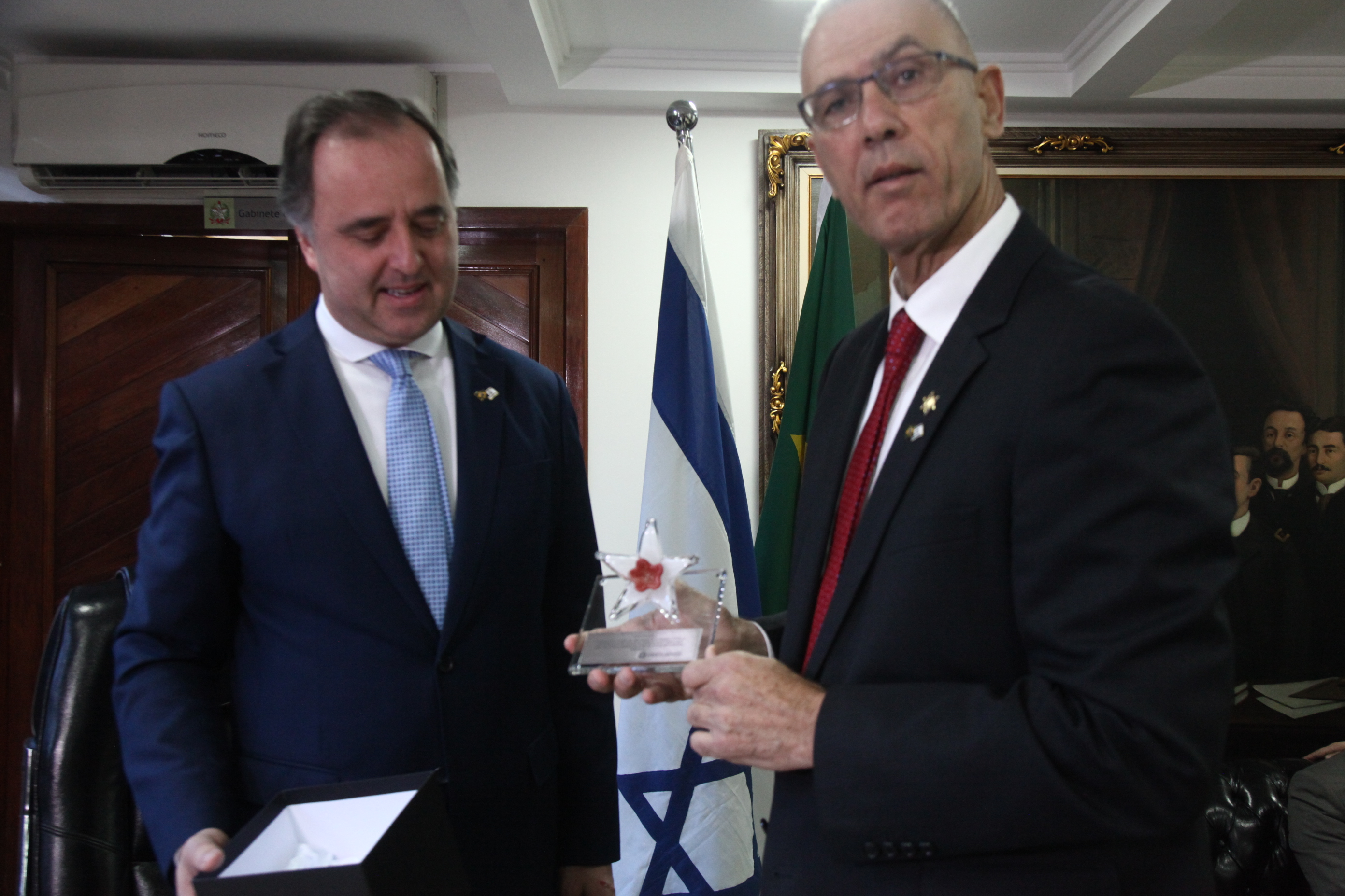 Visita do Embaixador de Israel