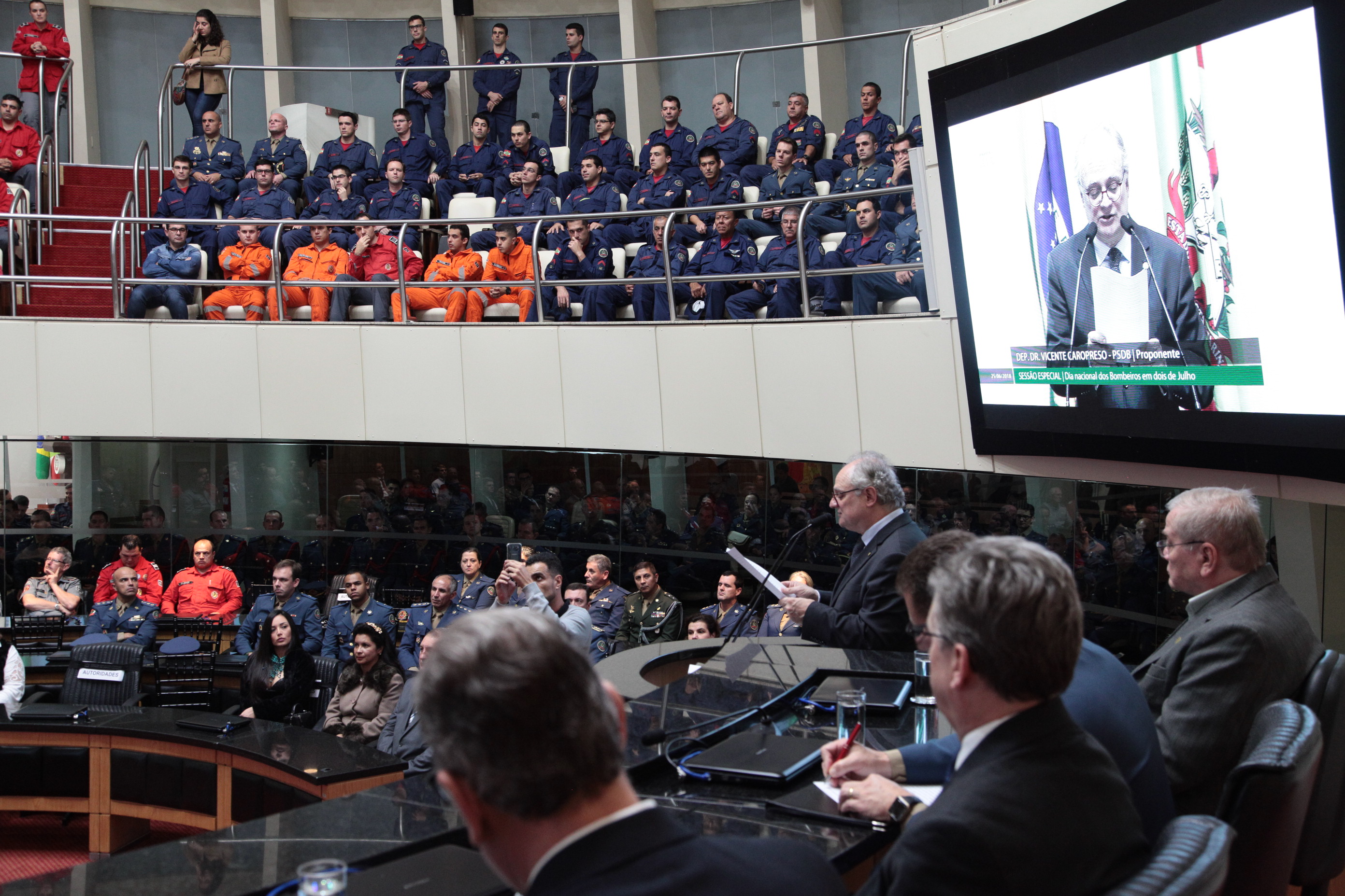 Sessão Especial em Comemoração ao Dia Nacional dos Bombeiros