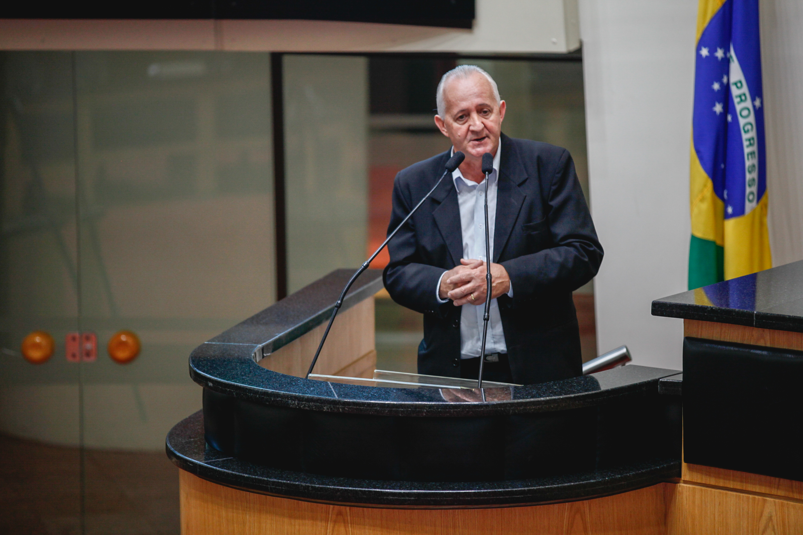 José Walter Dresch, presidente da Federação dos Trabalhadores Rurais Agricultura Familiares de Santa Catarina. Sessão Ordinária.