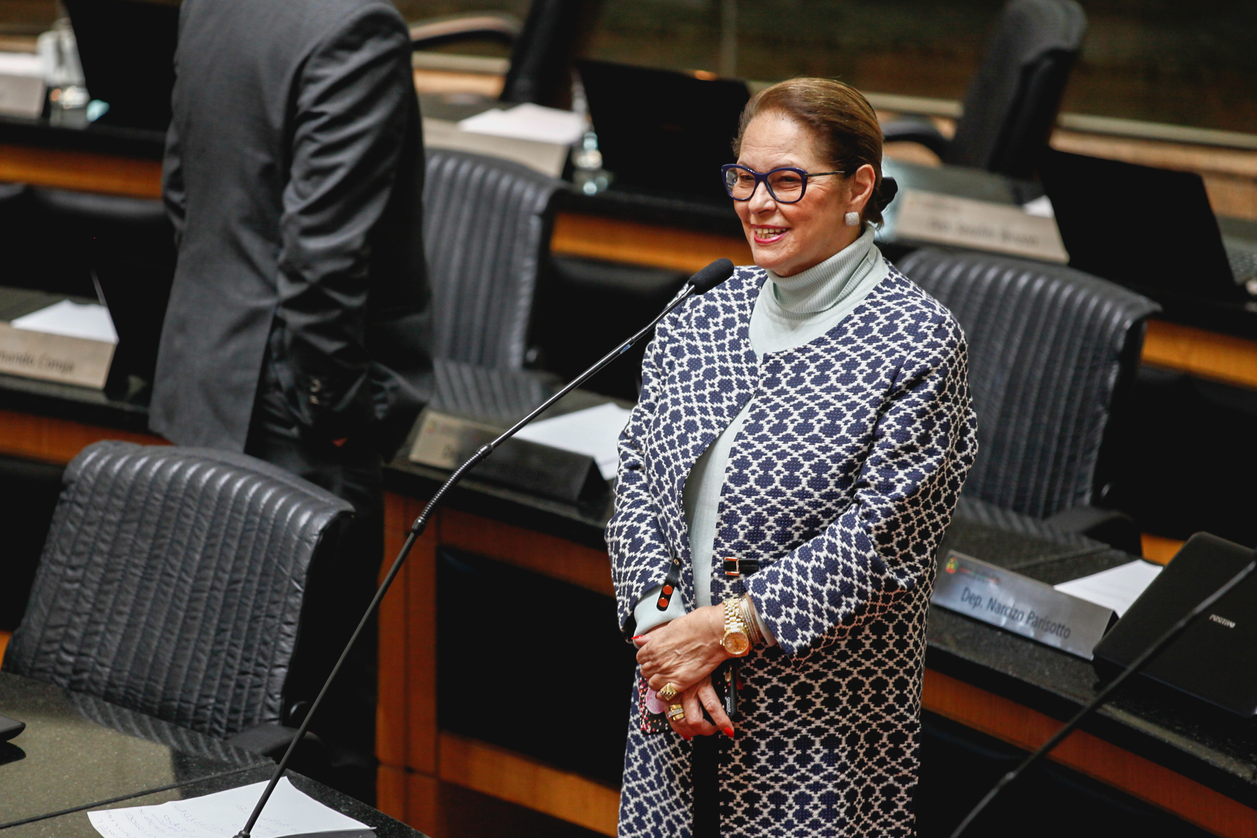 Deputada Ada Faraco de Luca (MDB). Sessão Ordinária.