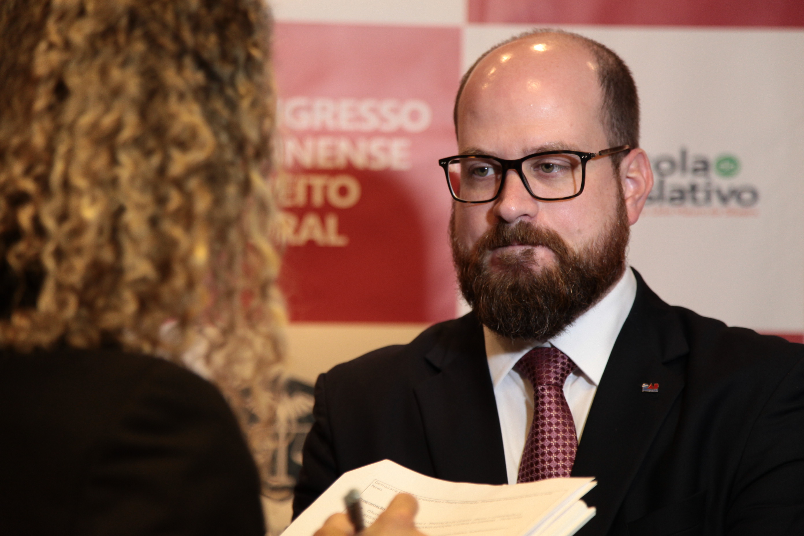 Pierre Vanderlinde. VI Congresso Catarinense de Direito Eleitoral.