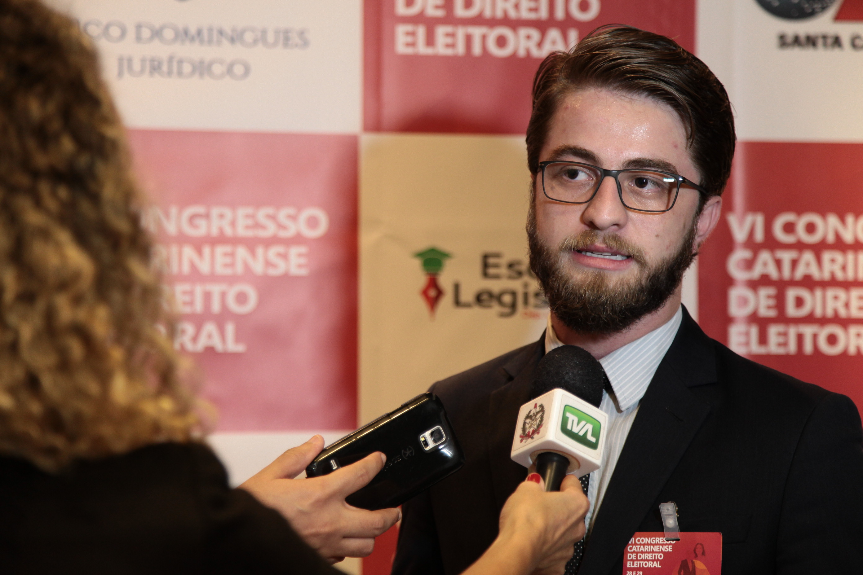 Tiago Hempkemaier. VI Congresso Catarinense de Direito Eleitoral.