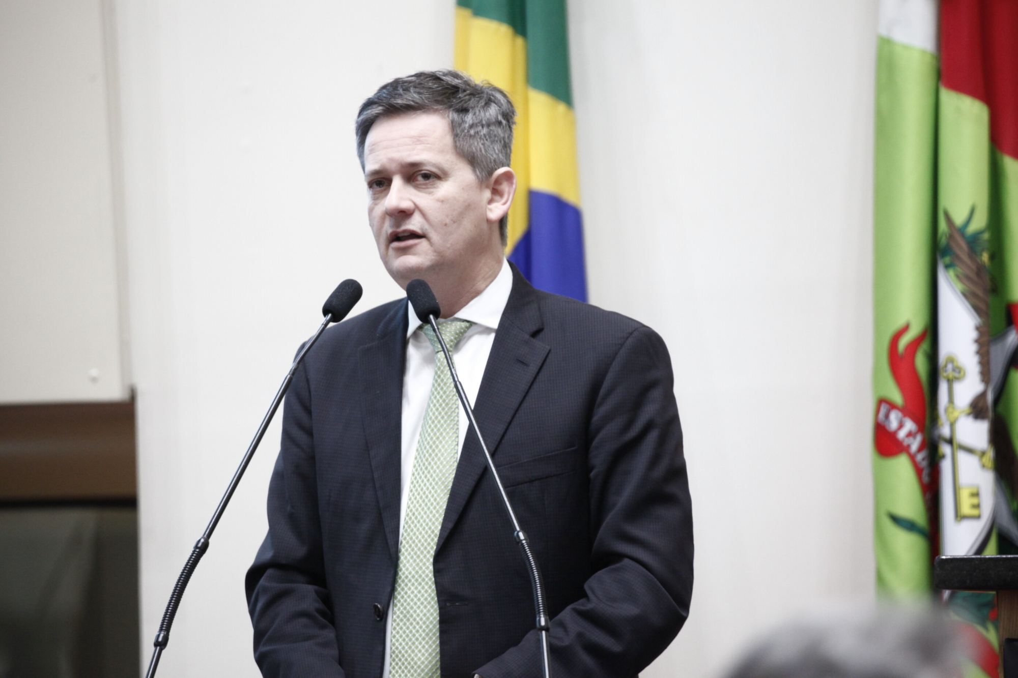 Deputado relatou a situação de abandono das instalações da barragem e alertou os deputados sobre os riscos à população do Vale do Itajaí
