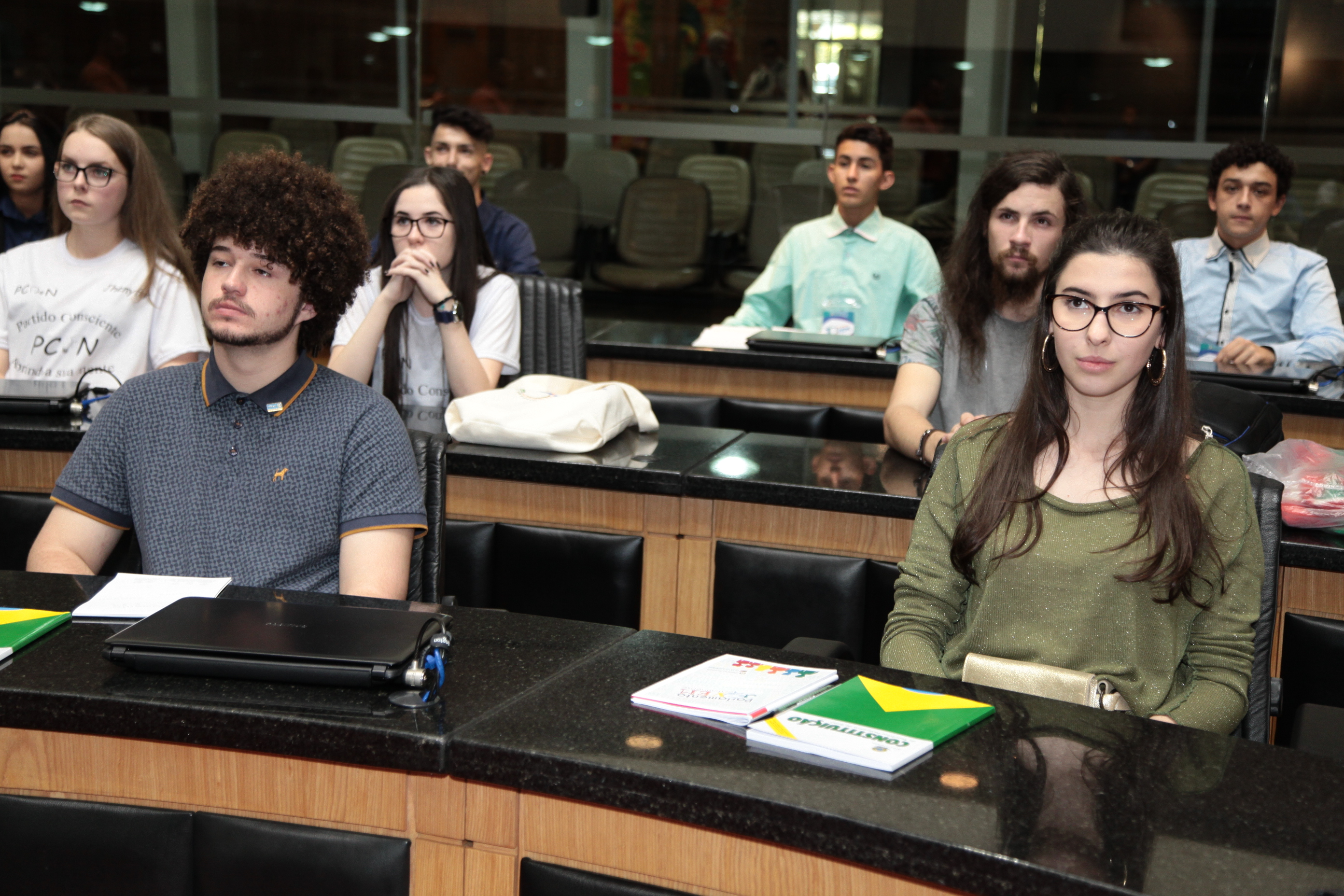 Parlamento Jovem - abertura.