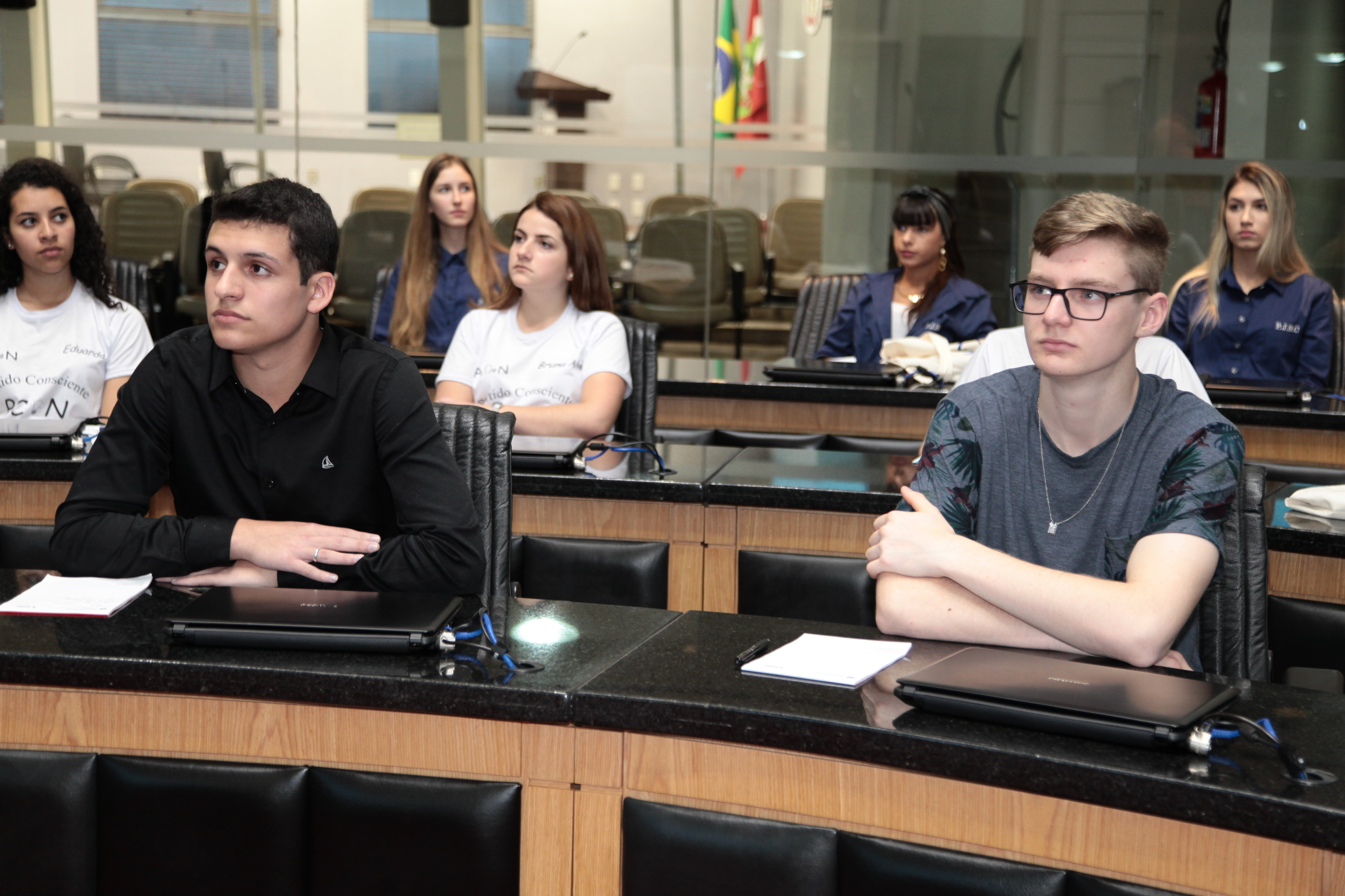 Parlamento Jovem - abertura.