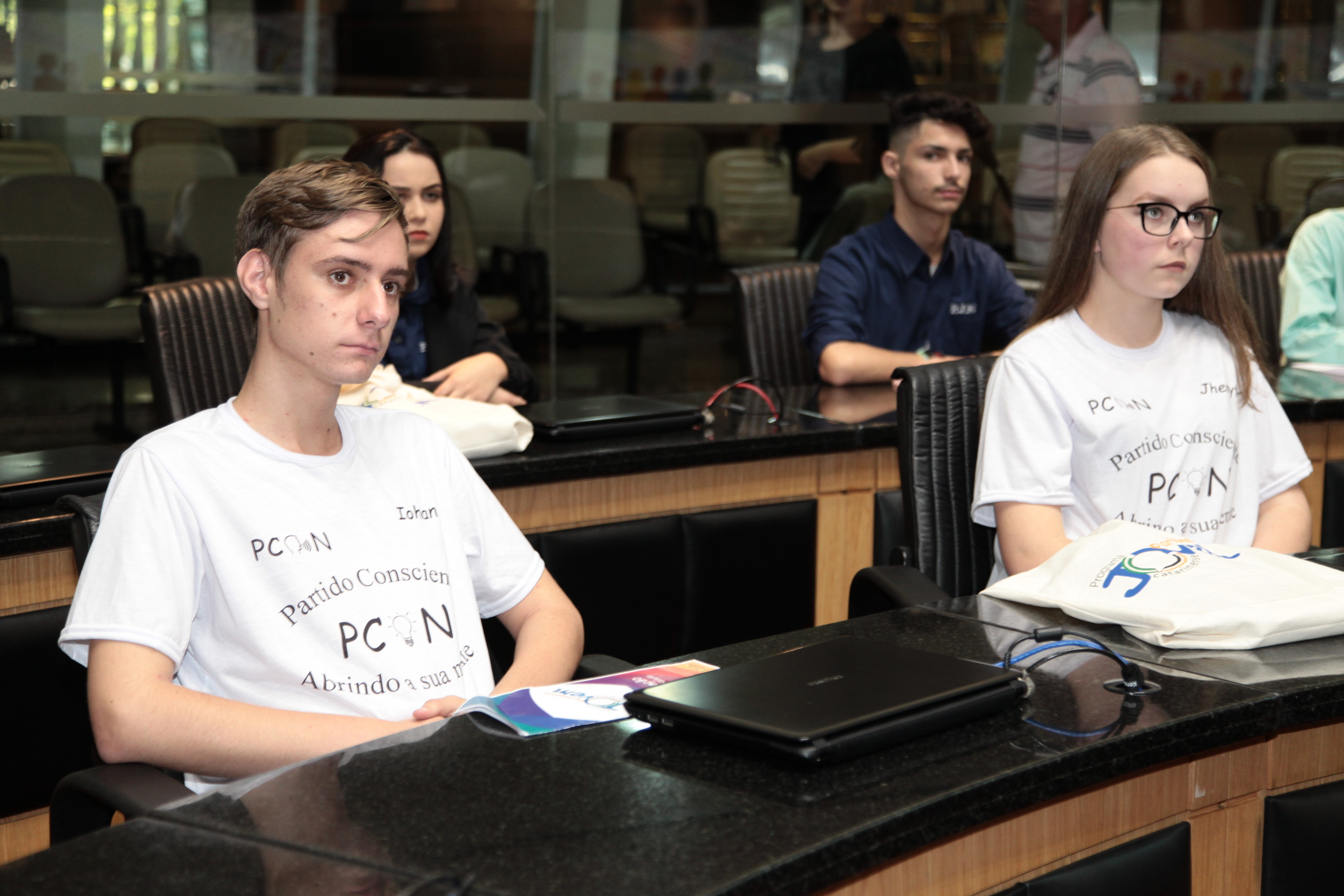 Parlamento Jovem - abertura.