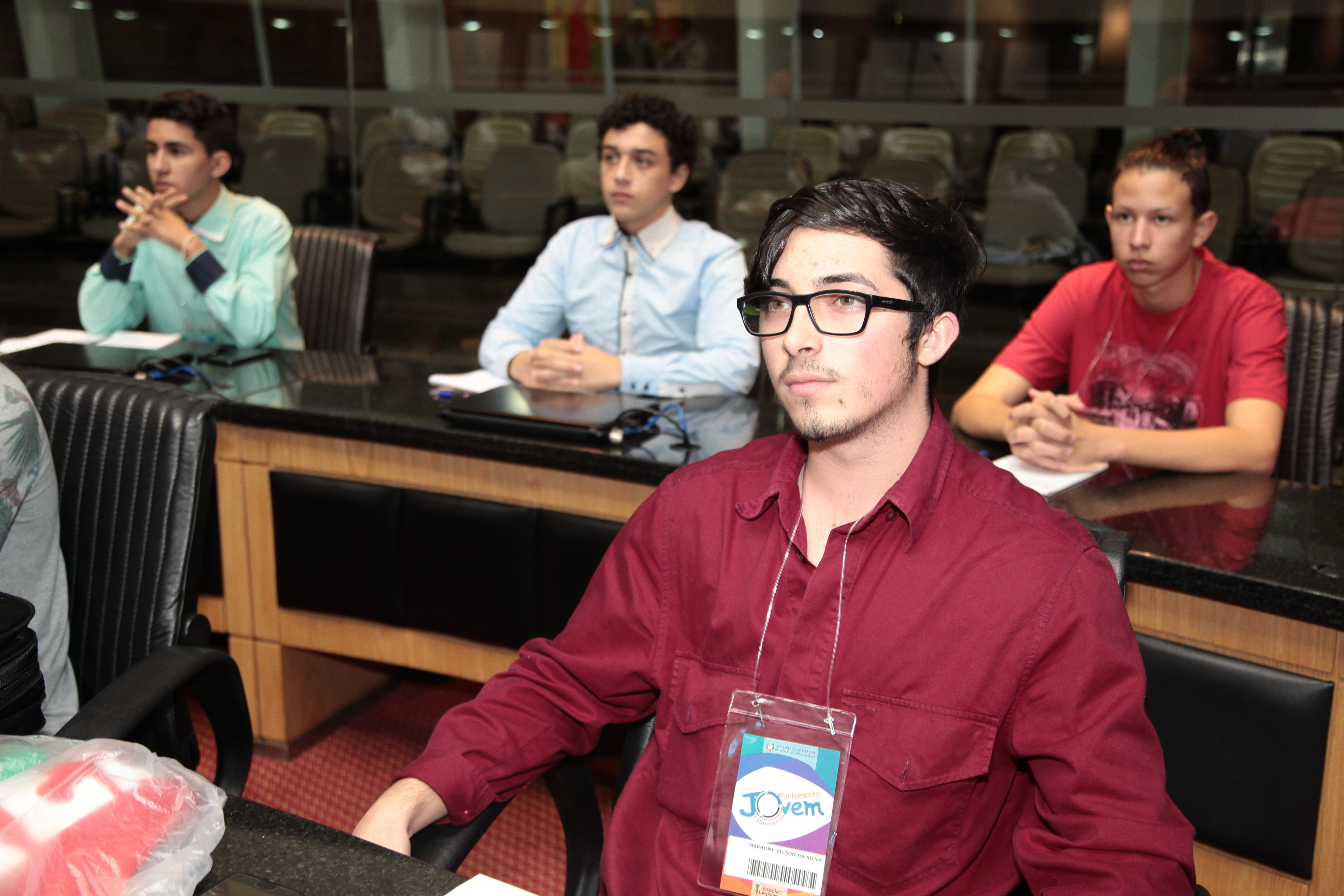Parlamento Jovem - abertura.
