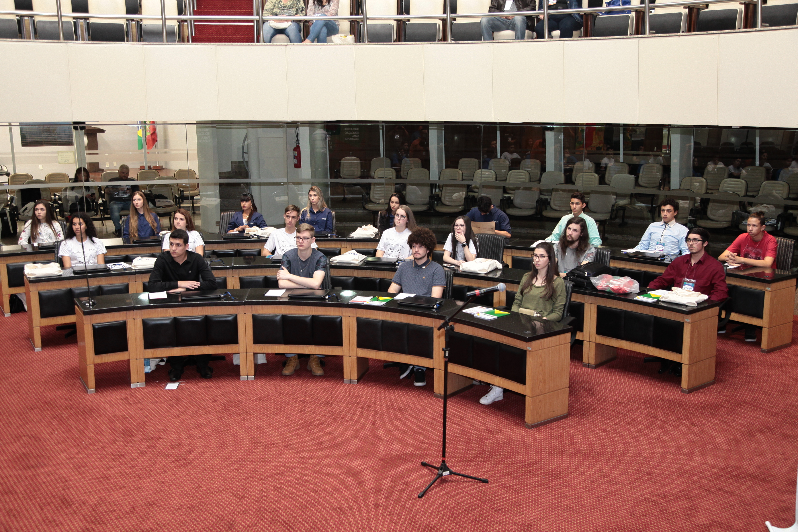 Parlamento Jovem - abertura.