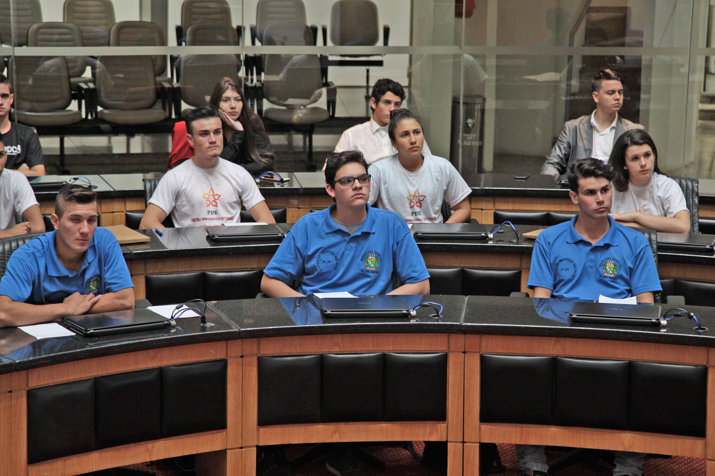 Parlamento Jovem - abertura.