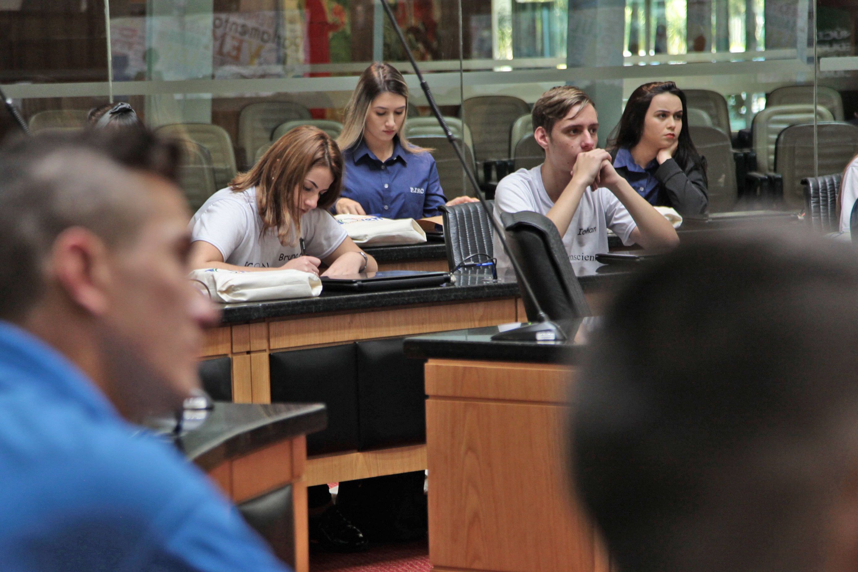 Parlamento Jovem - abertura.