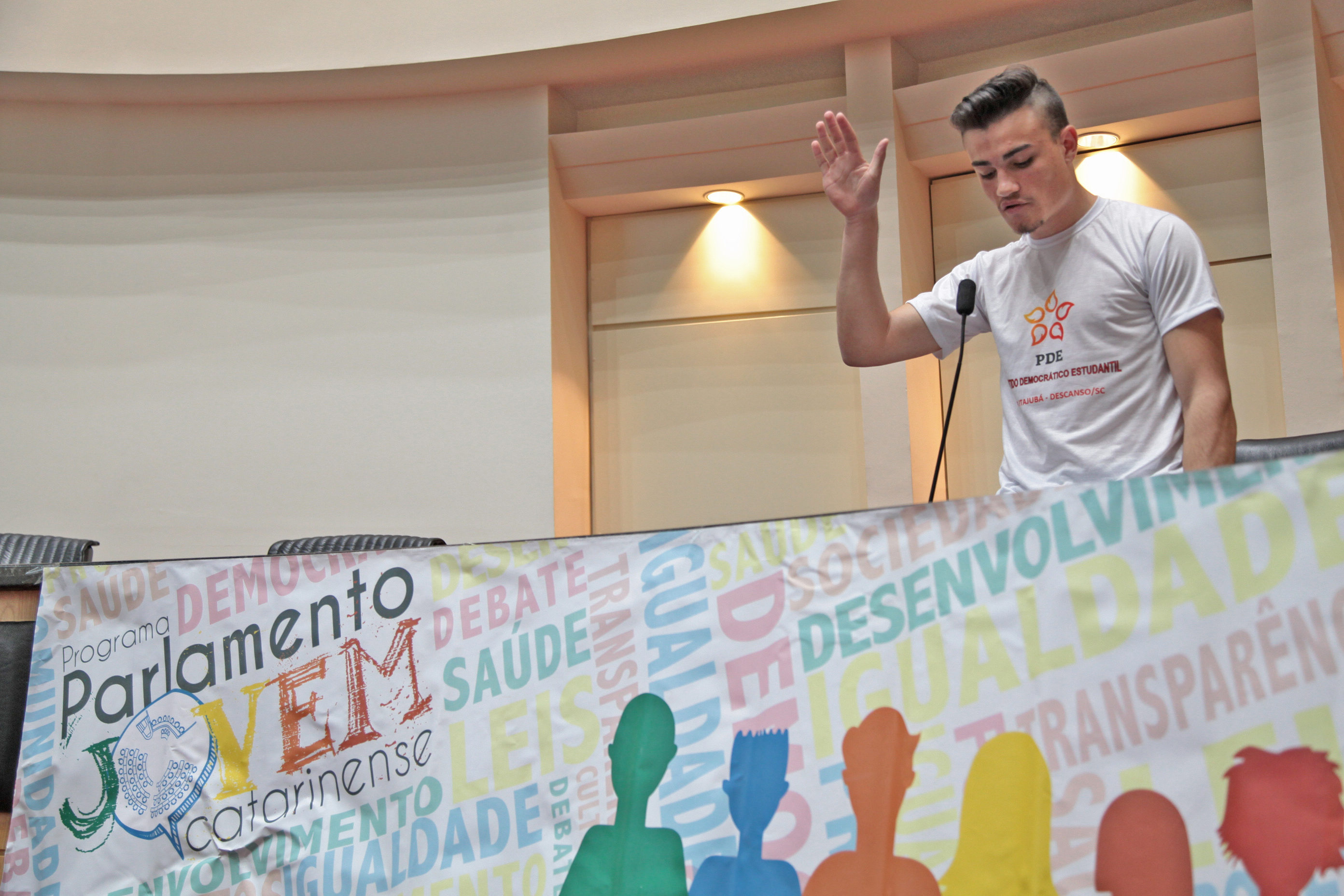 Parlamento Jovem - abertura.