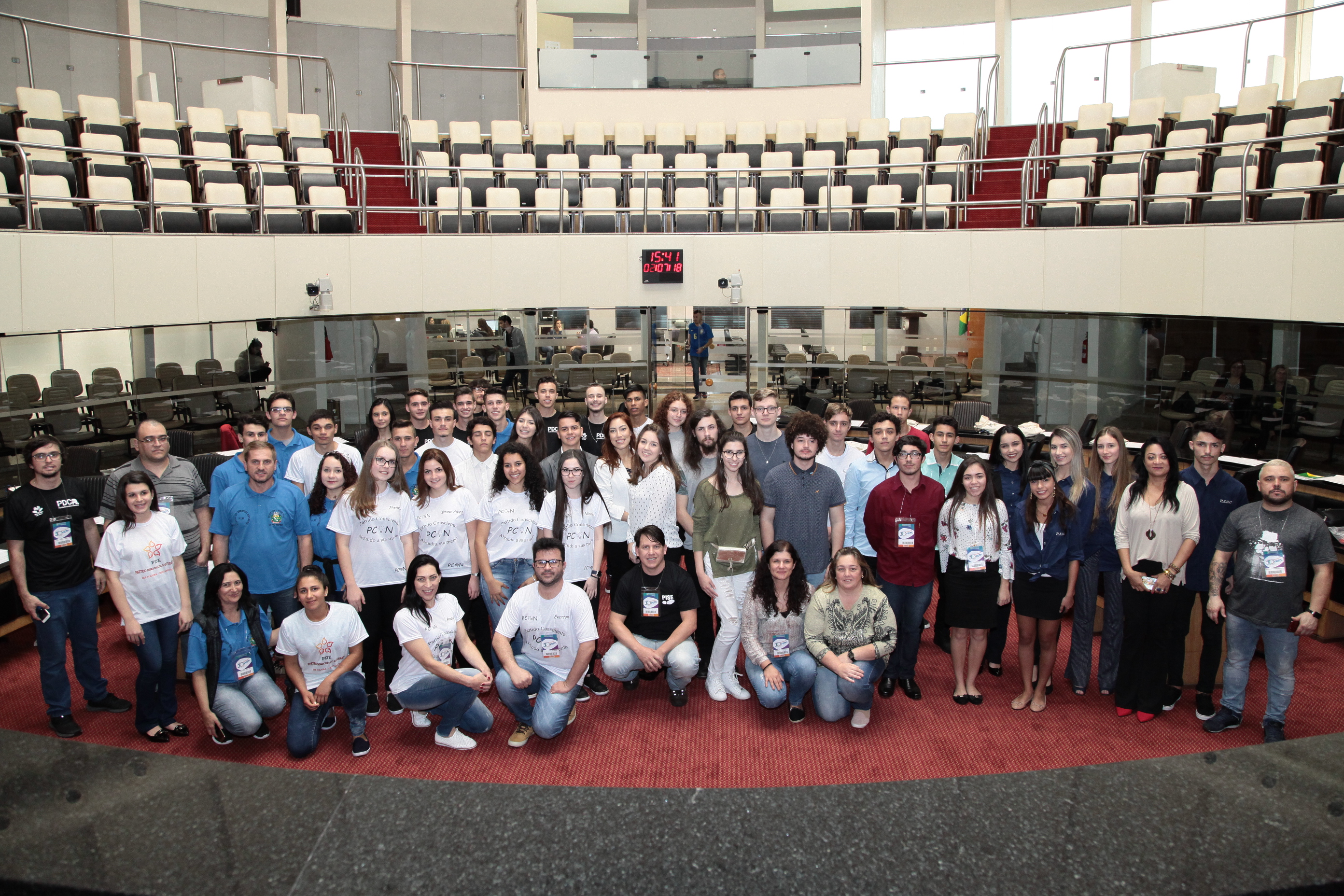 Parlamento Jovem - abertura.