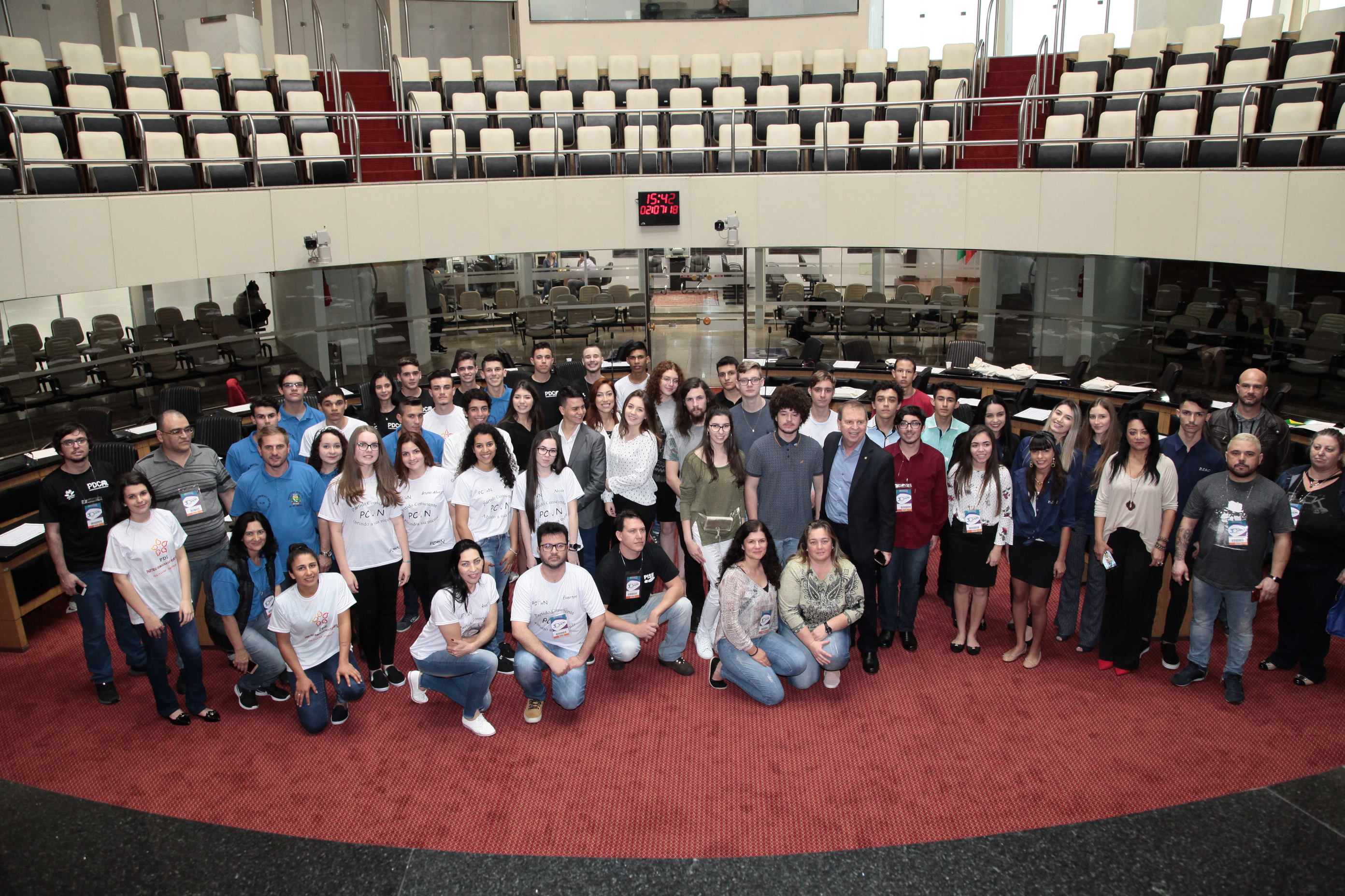 Parlamento Jovem - abertura.