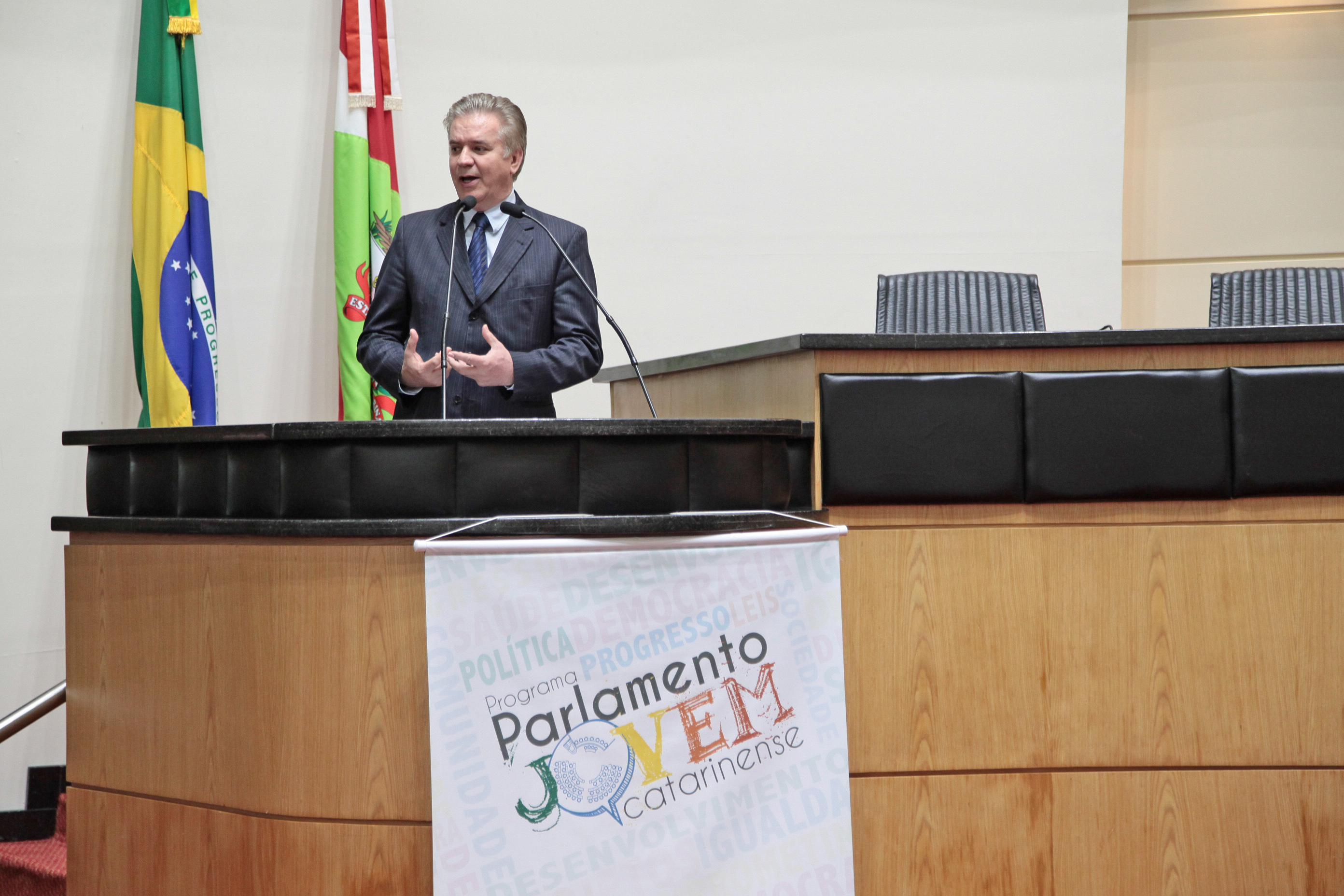 Parlamento Jovem - abertura.