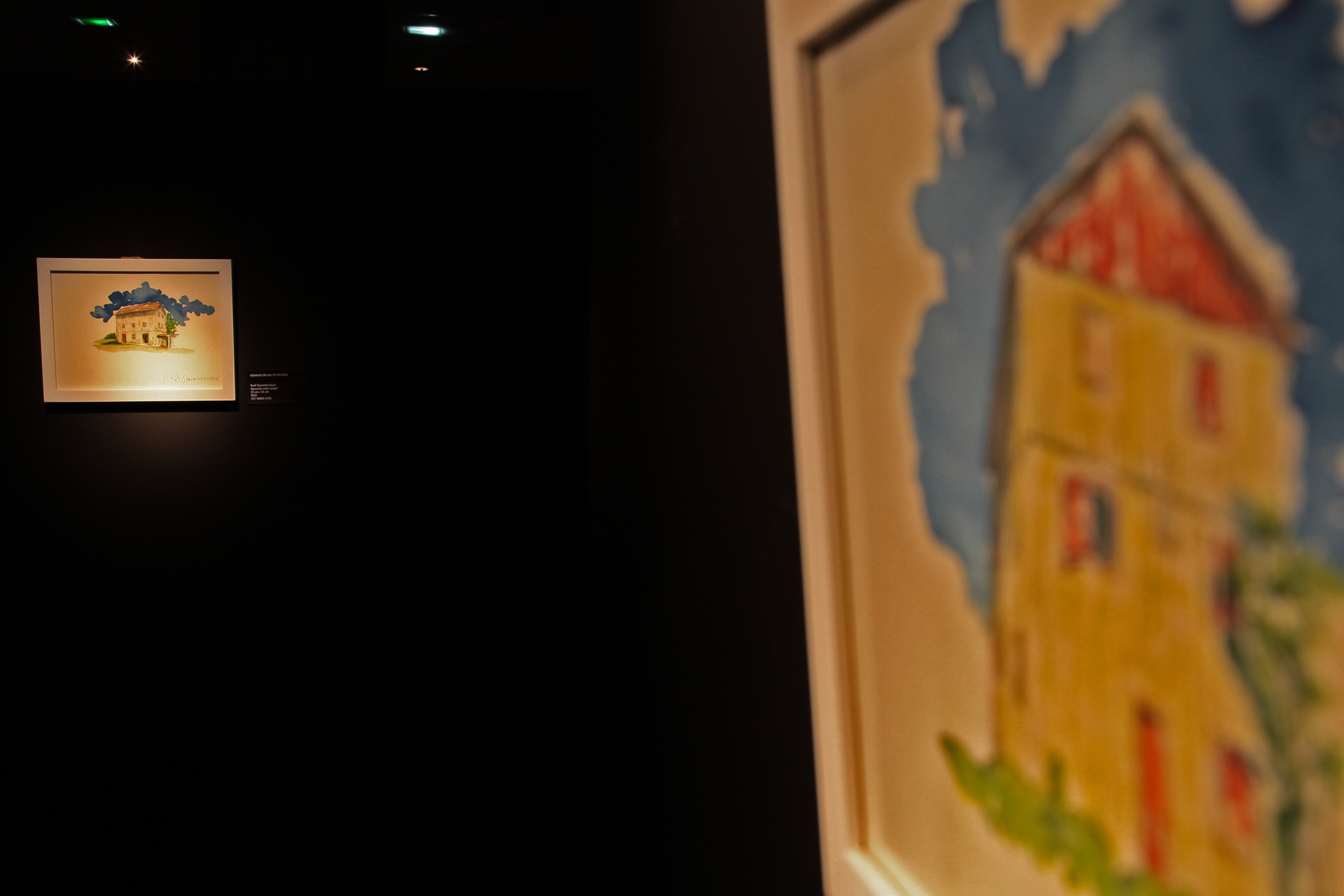 Exposição Igrejas e Moinhos Catarina do Artista Rudi Dazzi.
