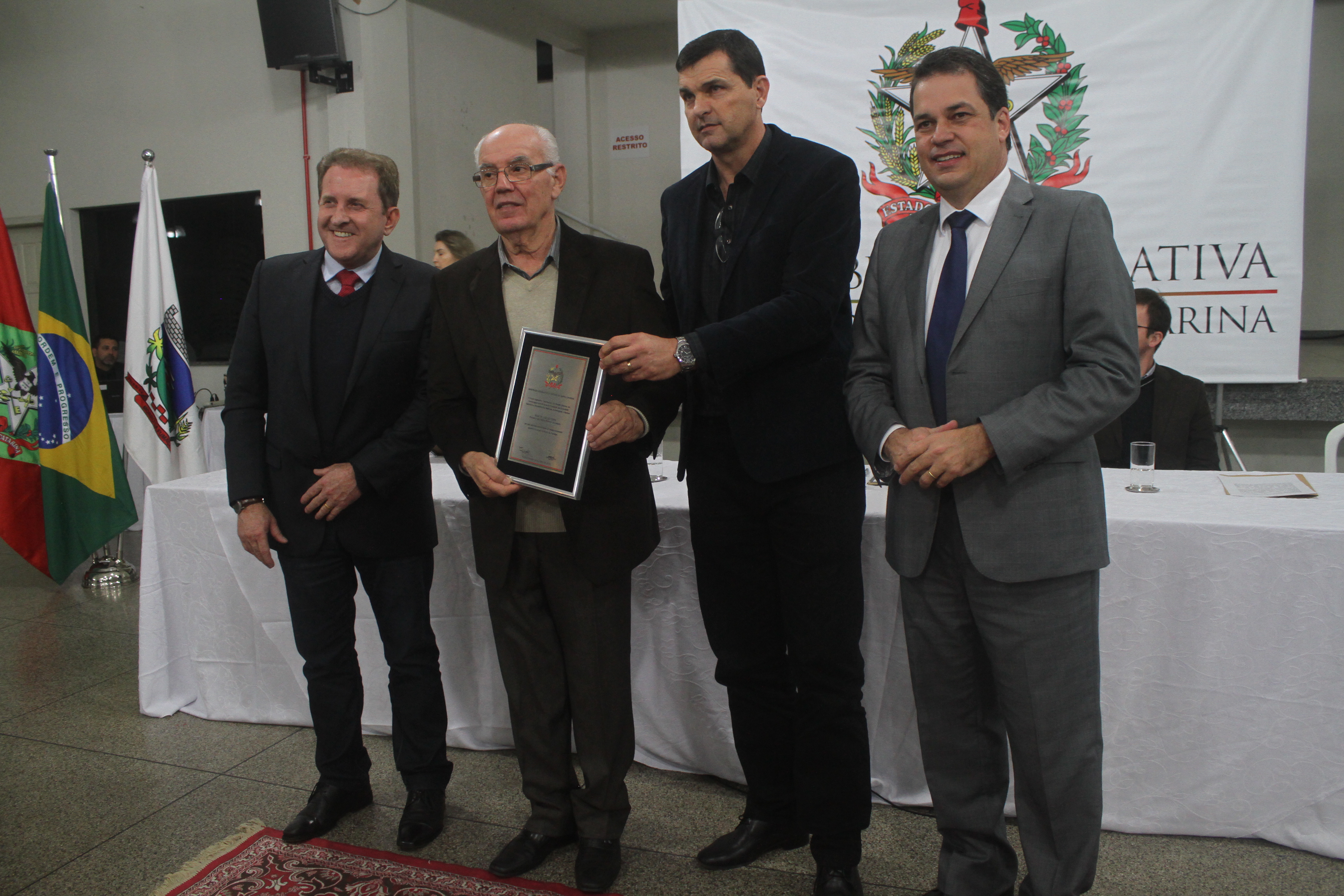 Sessão Especial realizada no município de Morro da Fumaça, em homenagem aos 55 anos da história da Sociedade Esportiva e Recreativa Rui Barbosa (SERRB).