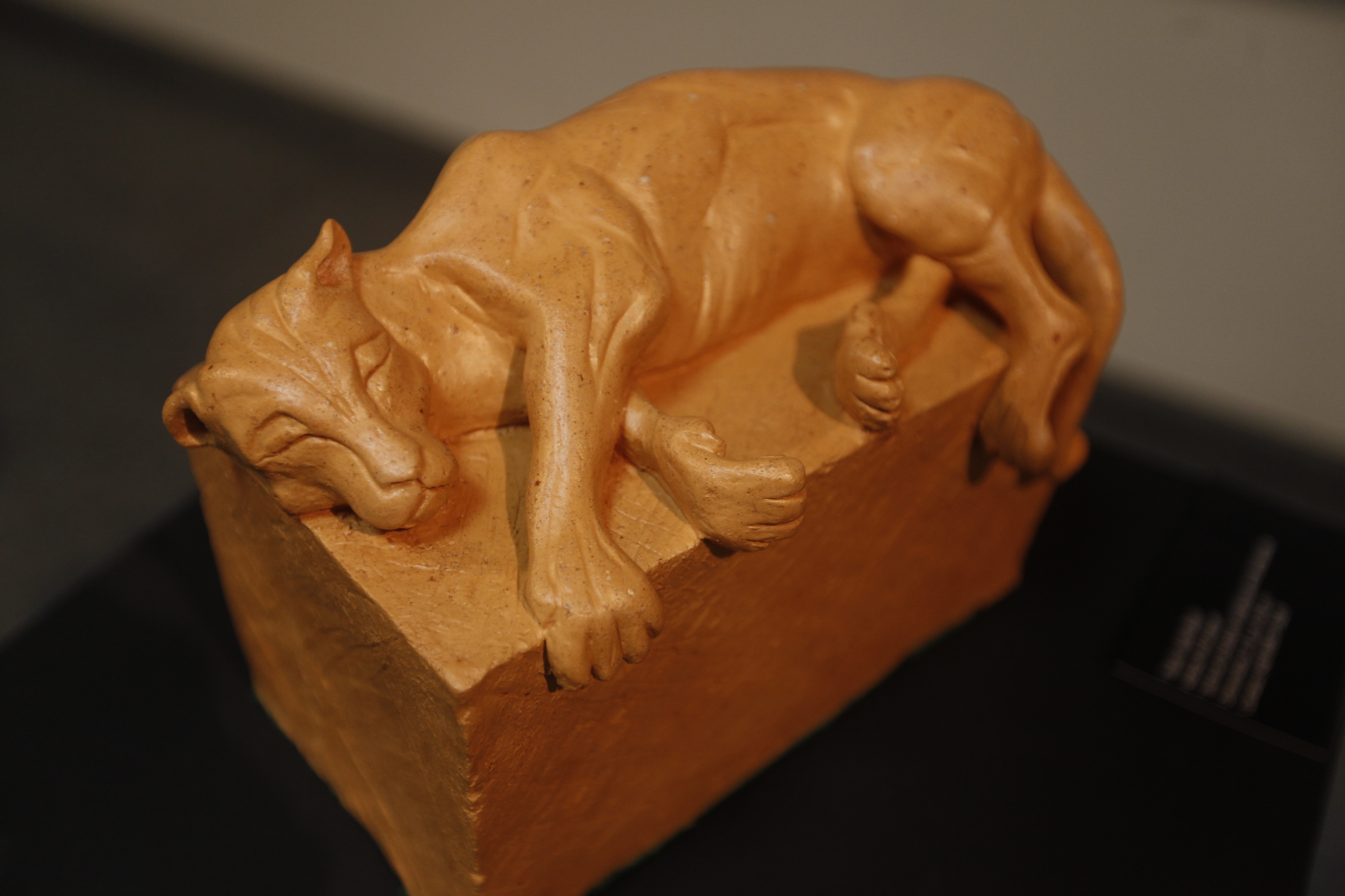 Exposição Gatos da IV Mostra de Arte Cerâmica - Artista MJ Zomer.