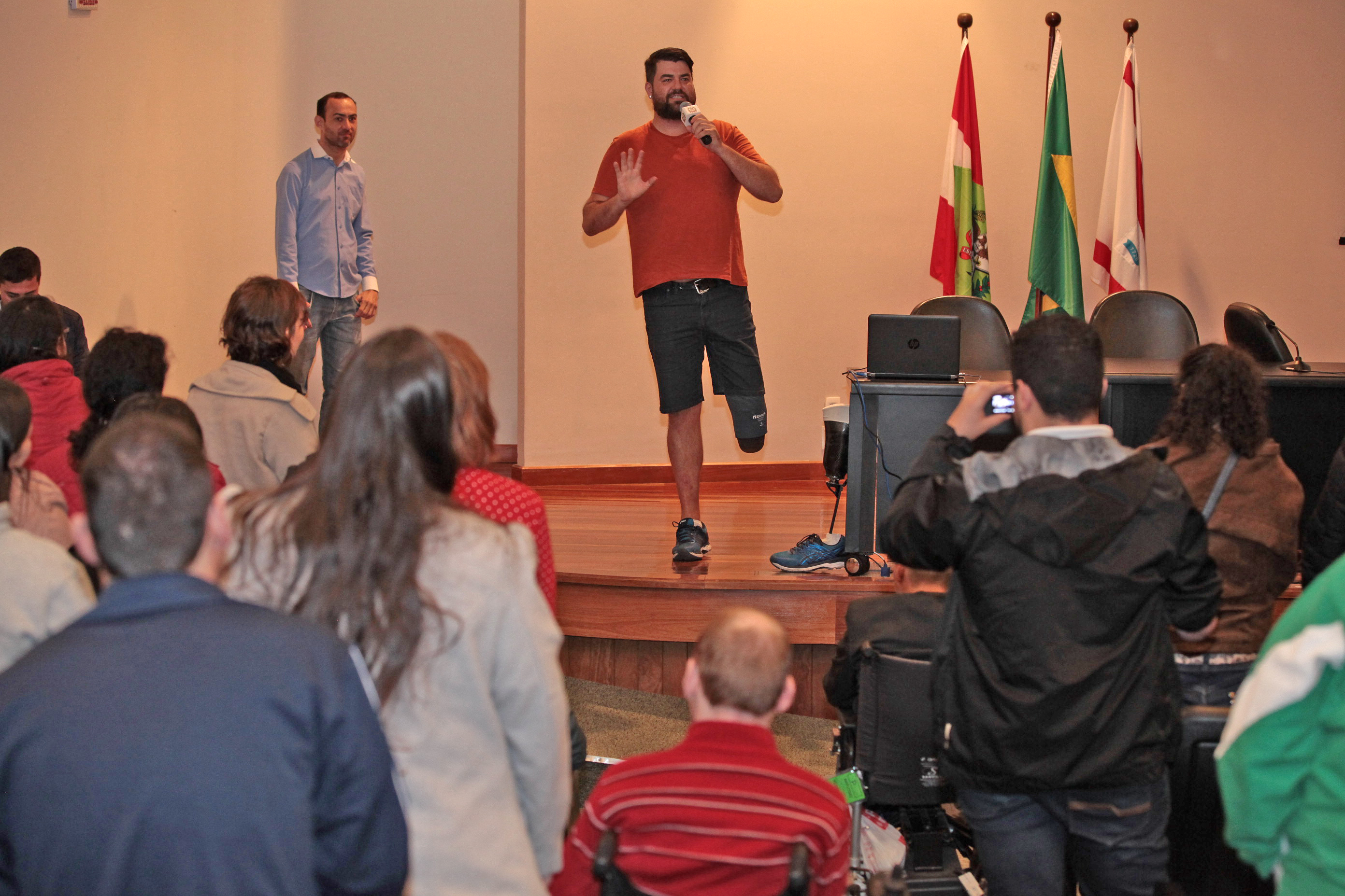 I Seminário Estadual dos Autodefensores das APAEs de Santa Catarina. Foto: Fábio Queiroz