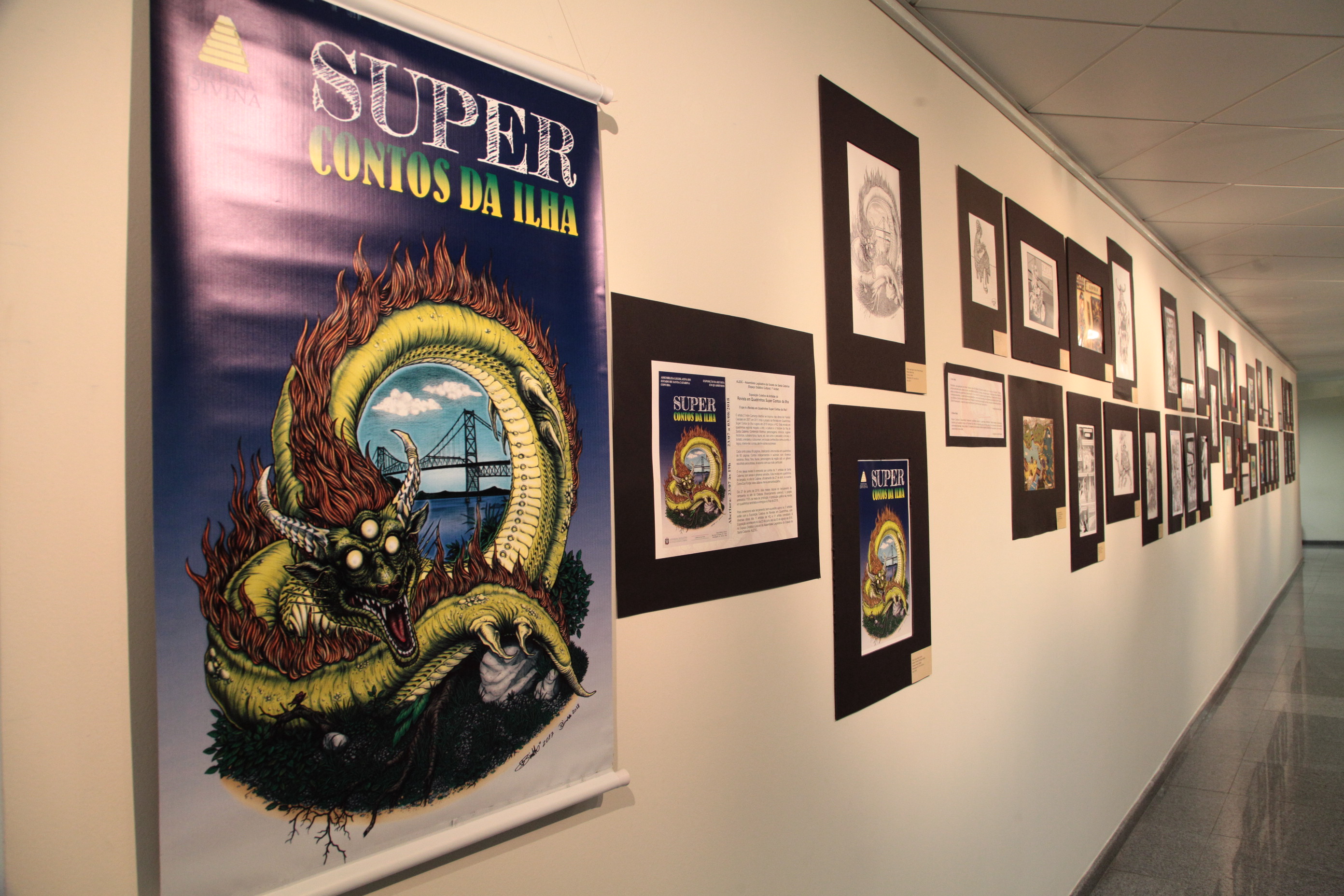 Exposição Coletiva dos Artistas da Revista em Quadrinhos: “Super Contos da Ilha”