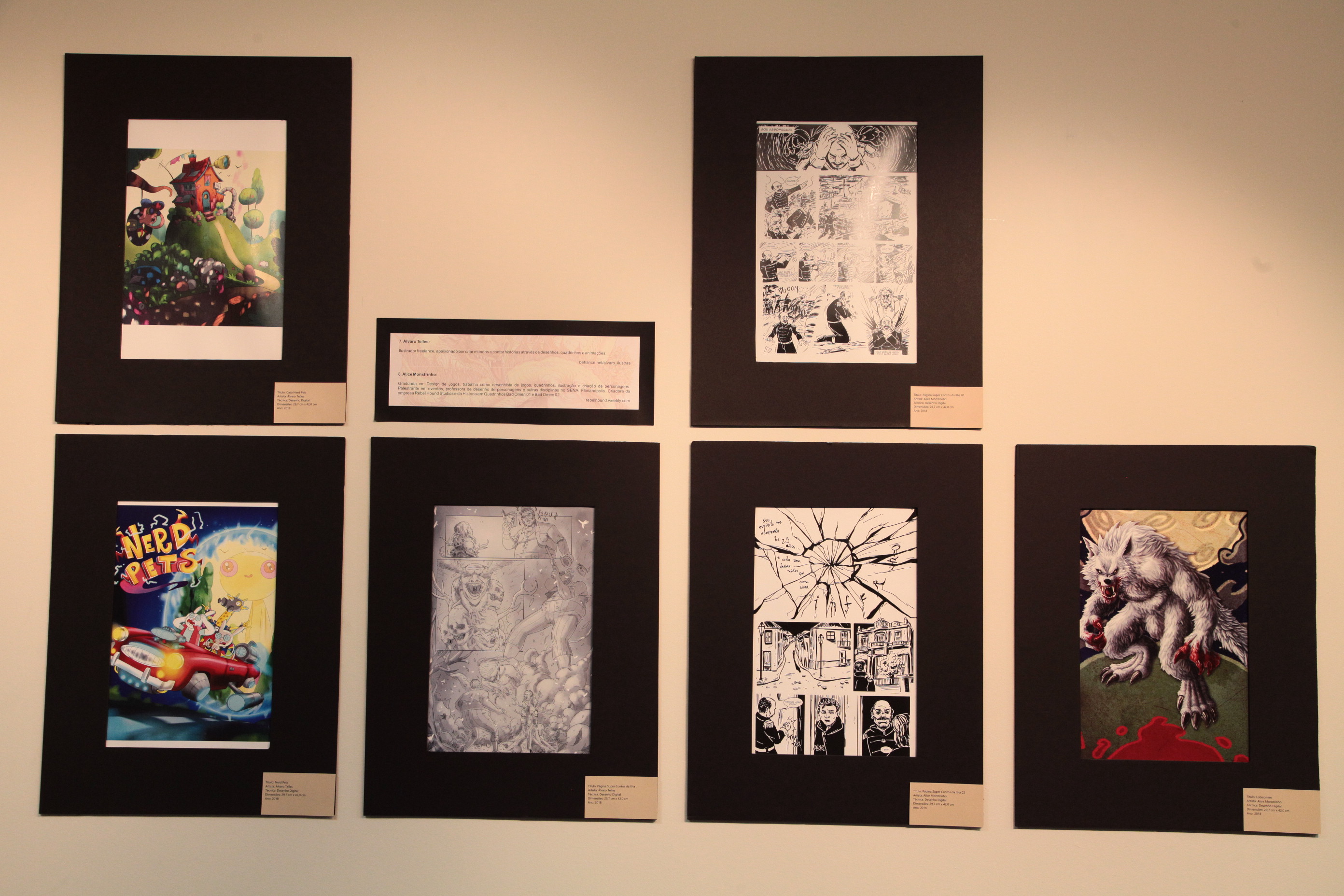 Exposição Coletiva dos Artistas da Revista em Quadrinhos: 