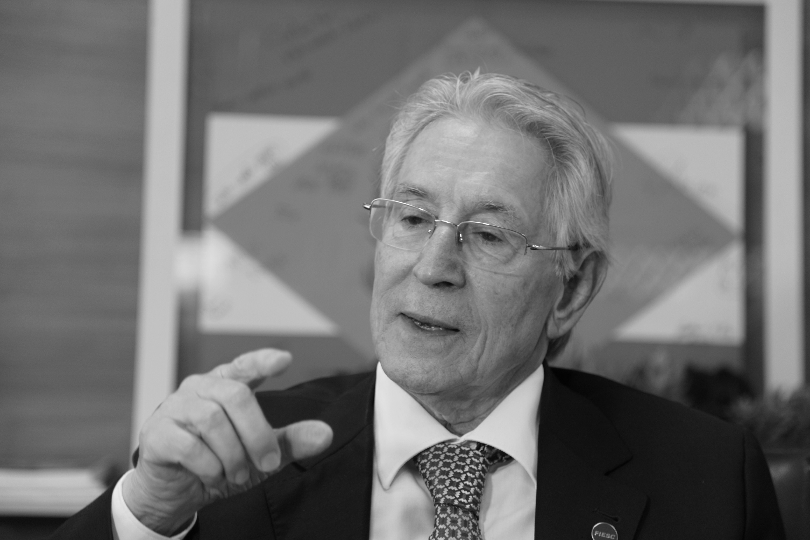 Glauco José Côrte, presidente da FIESC