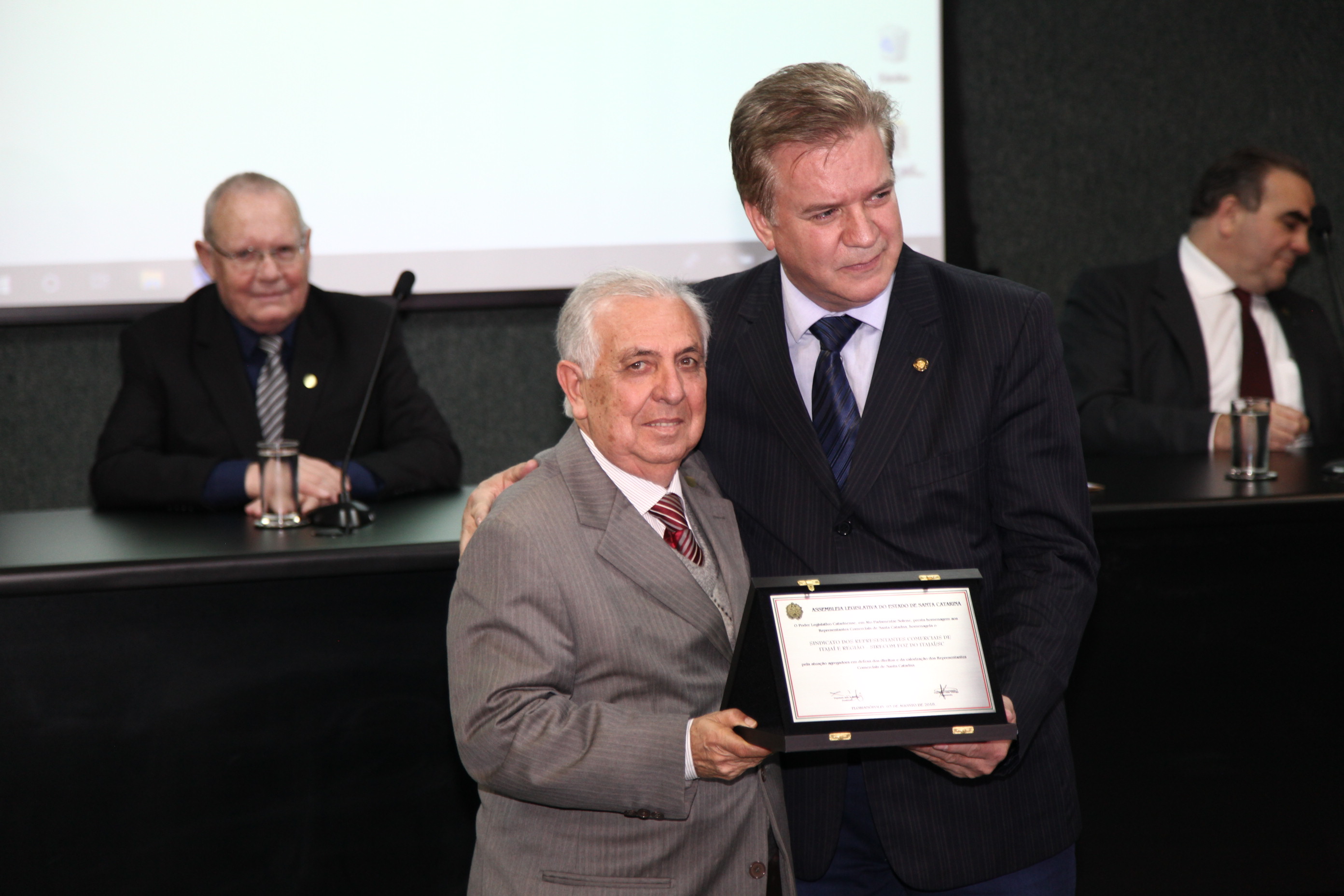 Ato Solene em Homenagem aos Representantes Comerciais do Estado de Santa Catarina.