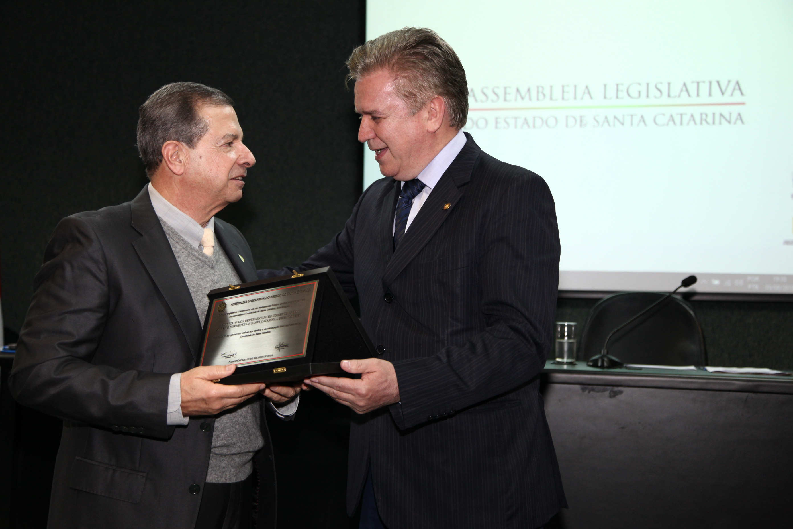 Ato Solene em Homenagem aos Representantes Comerciais do Estado de Santa Catarina.