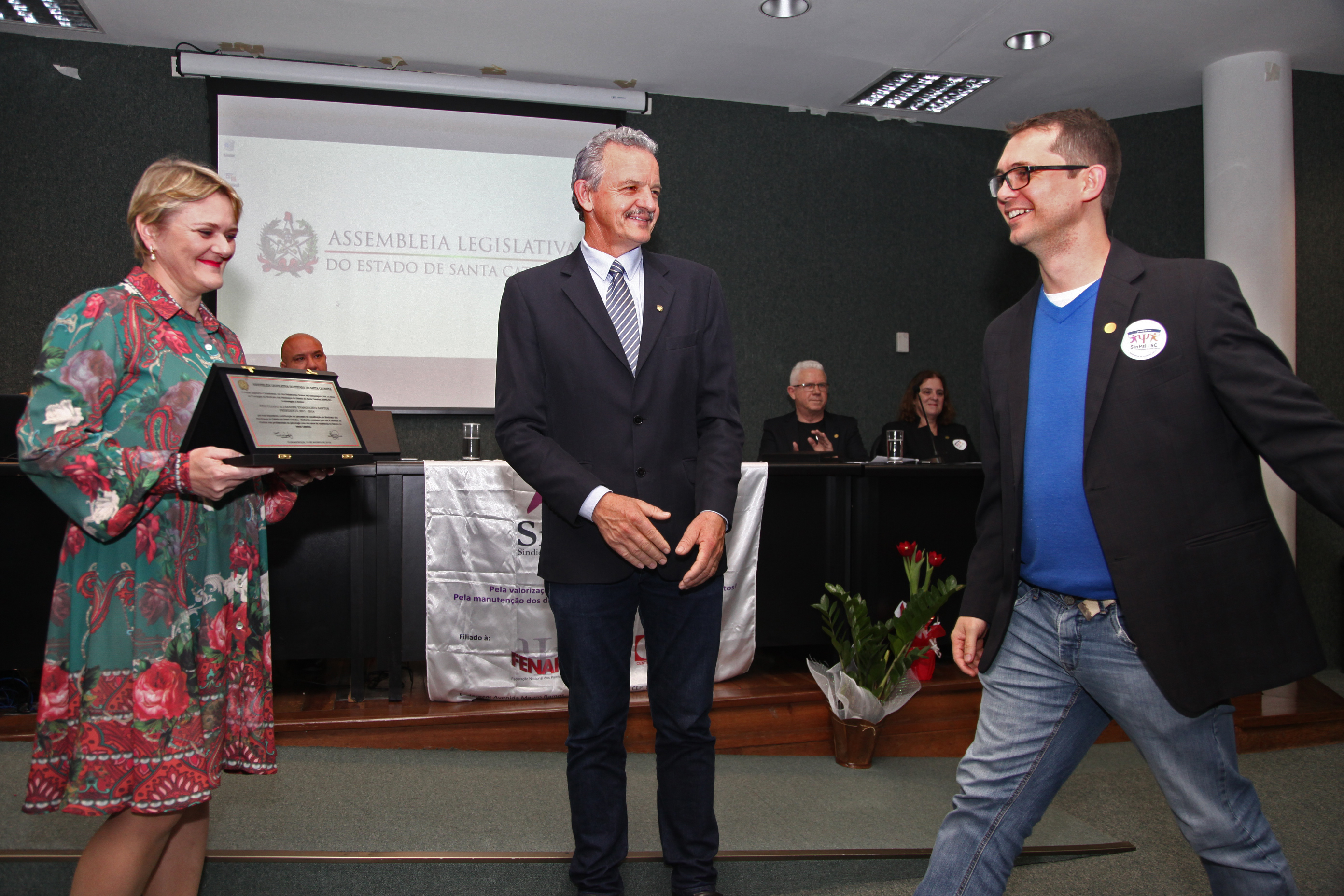 Ato Parlamentar Solene em Homenagem ao Sindicato dos Psicólogos de Santa Catarina.