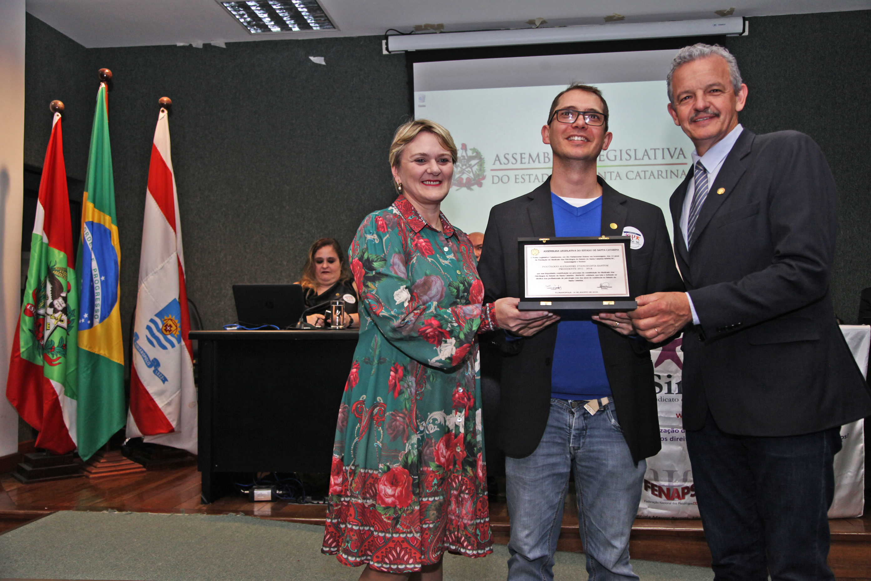 Ato Parlamentar Solene em Homenagem ao Sindicato dos Psicólogos de Santa Catarina.