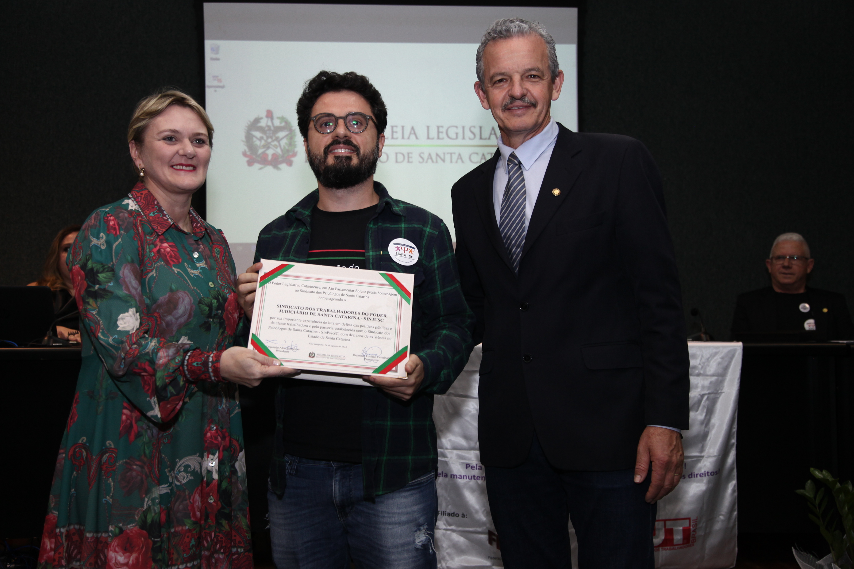 Ato Parlamentar Solene em Homenagem ao Sindicato dos Psicólogos de Santa Catarina.