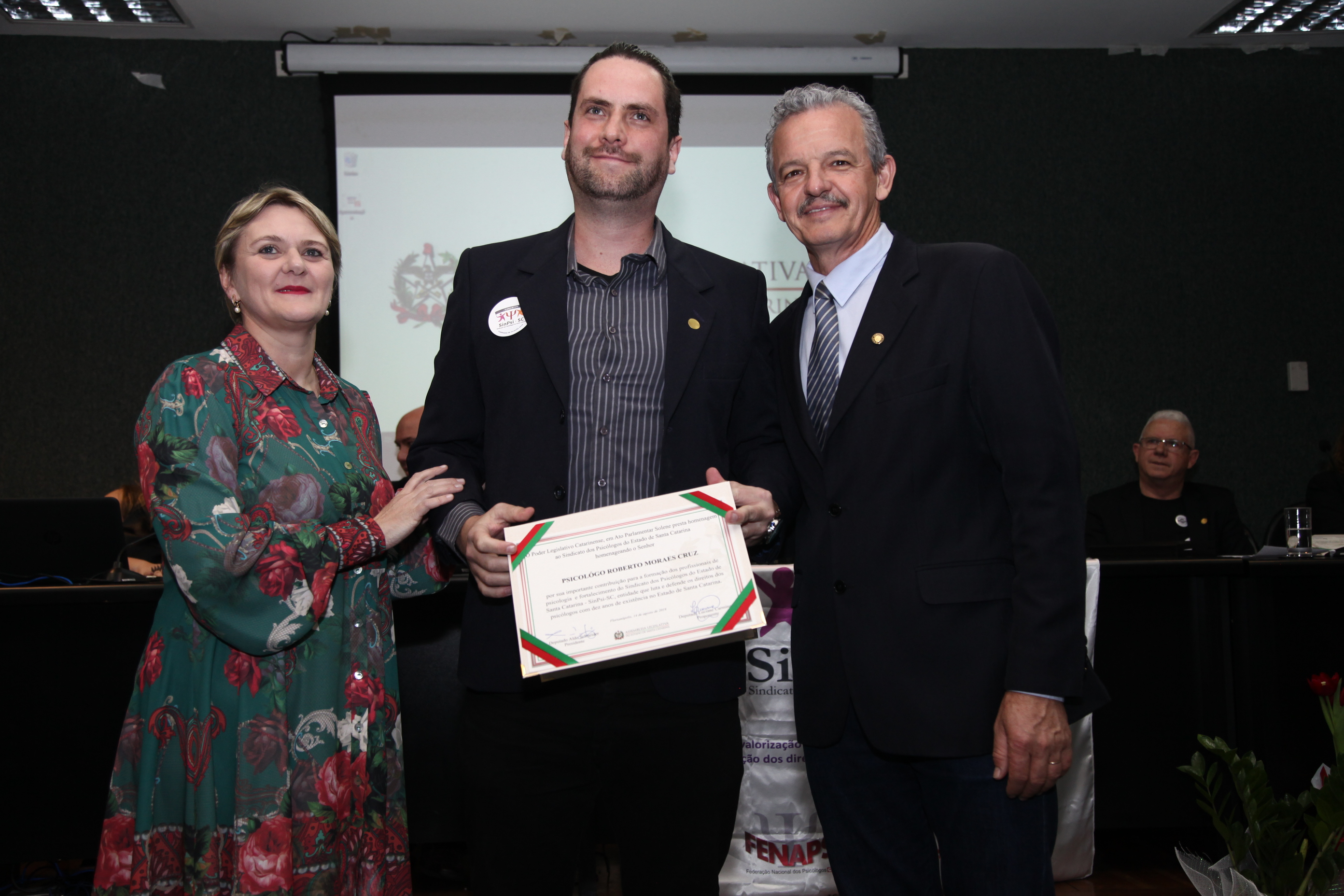 Ato Parlamentar Solene em Homenagem ao Sindicato dos Psicólogos de Santa Catarina.