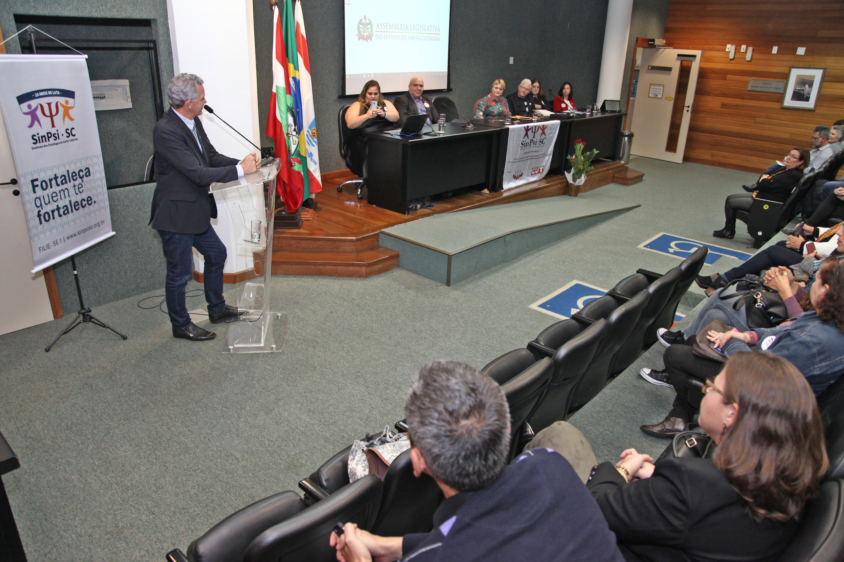 Ato Parlamentar Solene em Homenagem ao Sindicato dos Psicólogos de Santa Catarina.