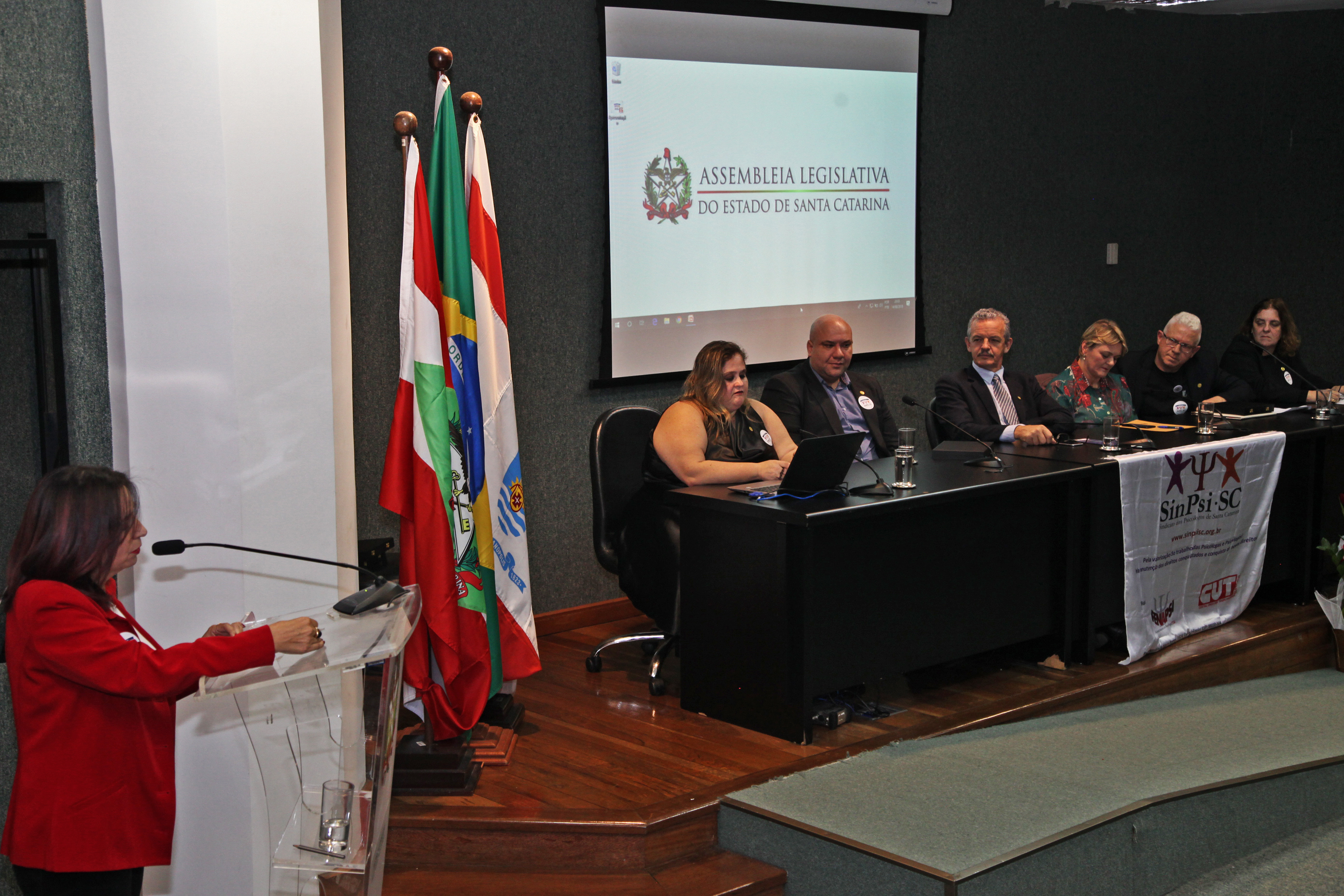 Ato Parlamentar Solene em Homenagem ao Sindicato dos Psicólogos de Santa Catarina.