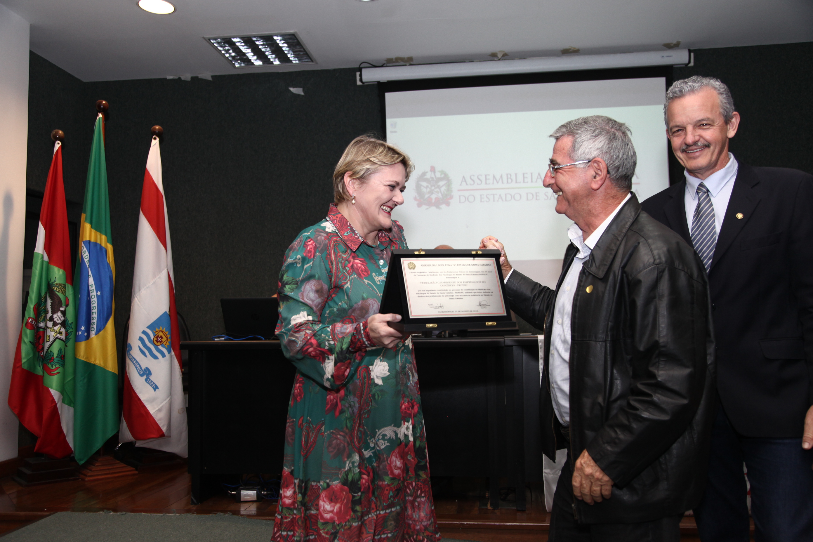 Ato Parlamentar Solene em Homenagem ao Sindicato dos Psicólogos de Santa Catarina.