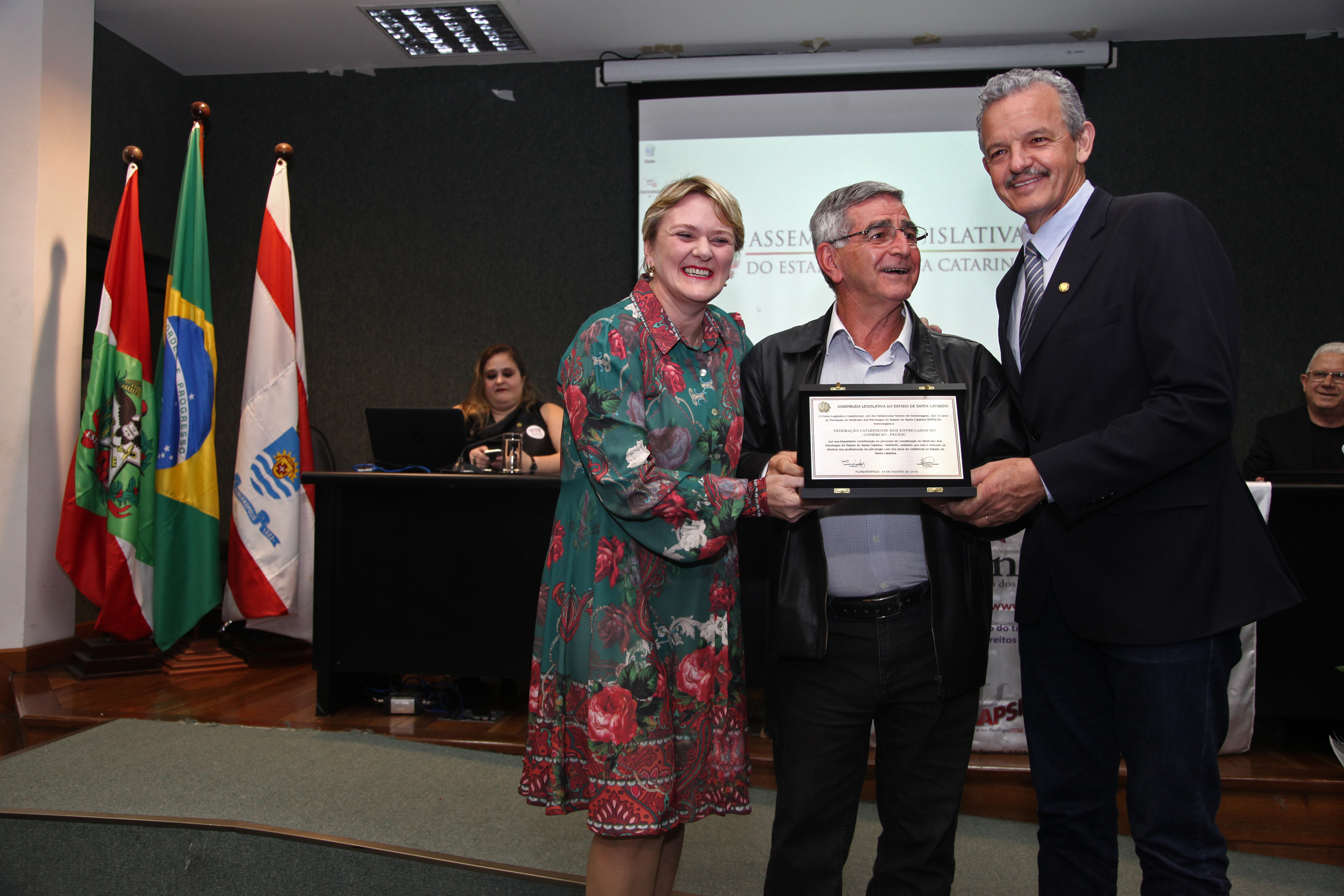 Ato Parlamentar Solene em Homenagem ao Sindicato dos Psicólogos de Santa Catarina.