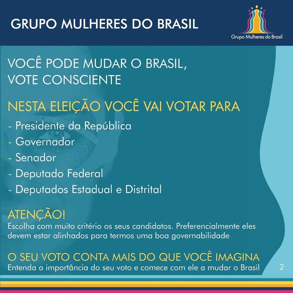 Movimento de mulheres lança campanha digital pela valorização do voto