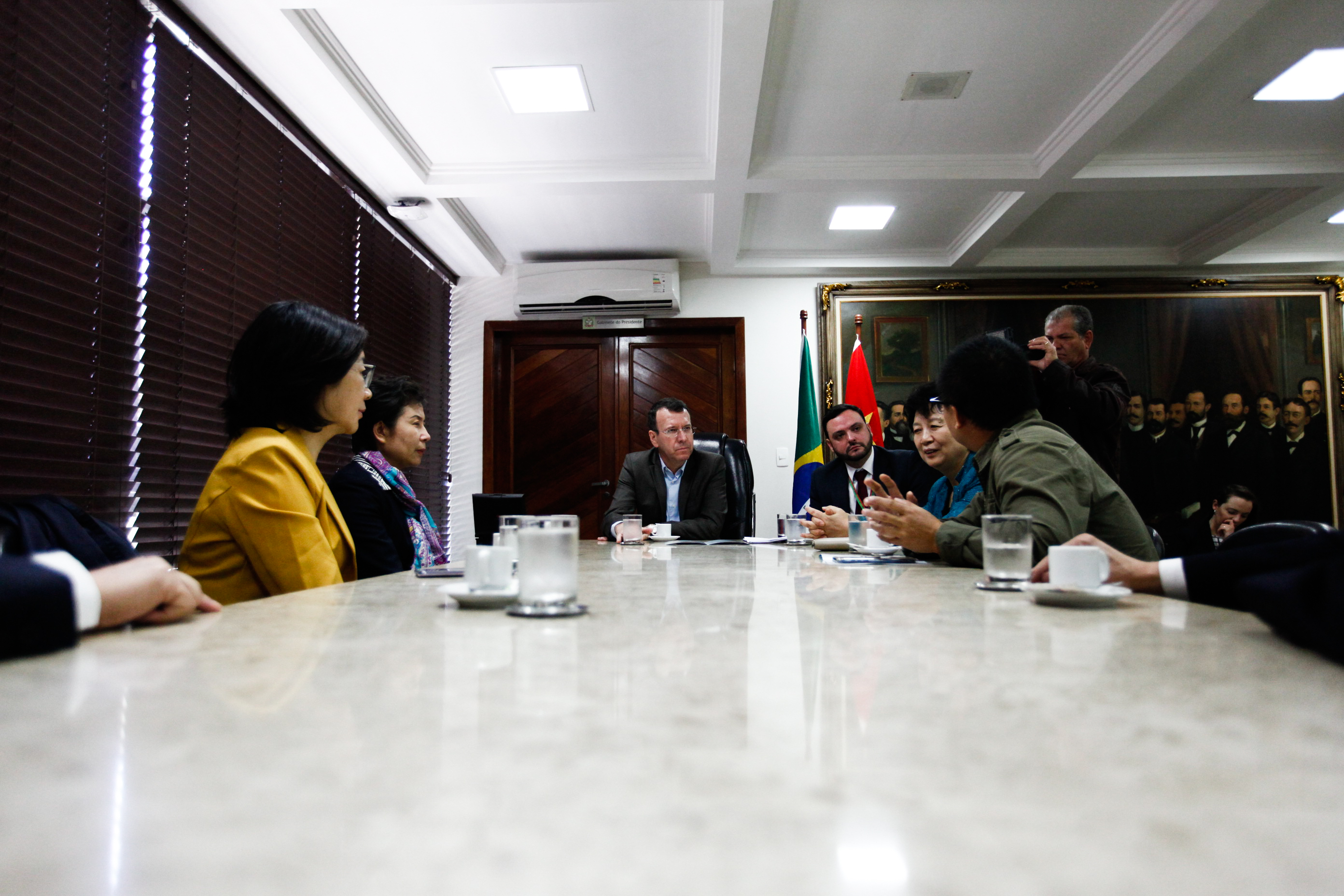 Delegação chinesa da província de Henan visita a ALESC