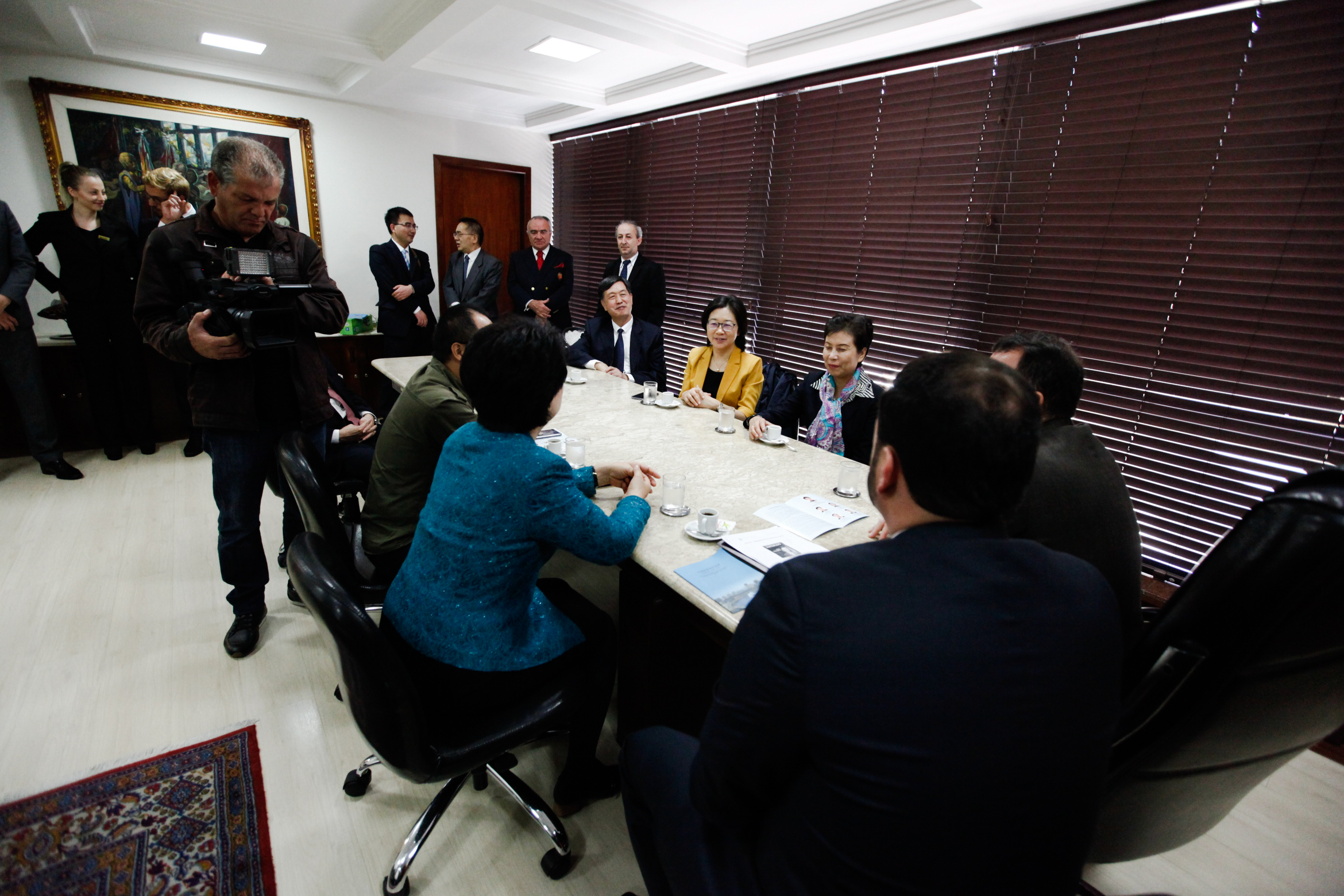 Delegação chinesa da província de Henan visita a ALESC