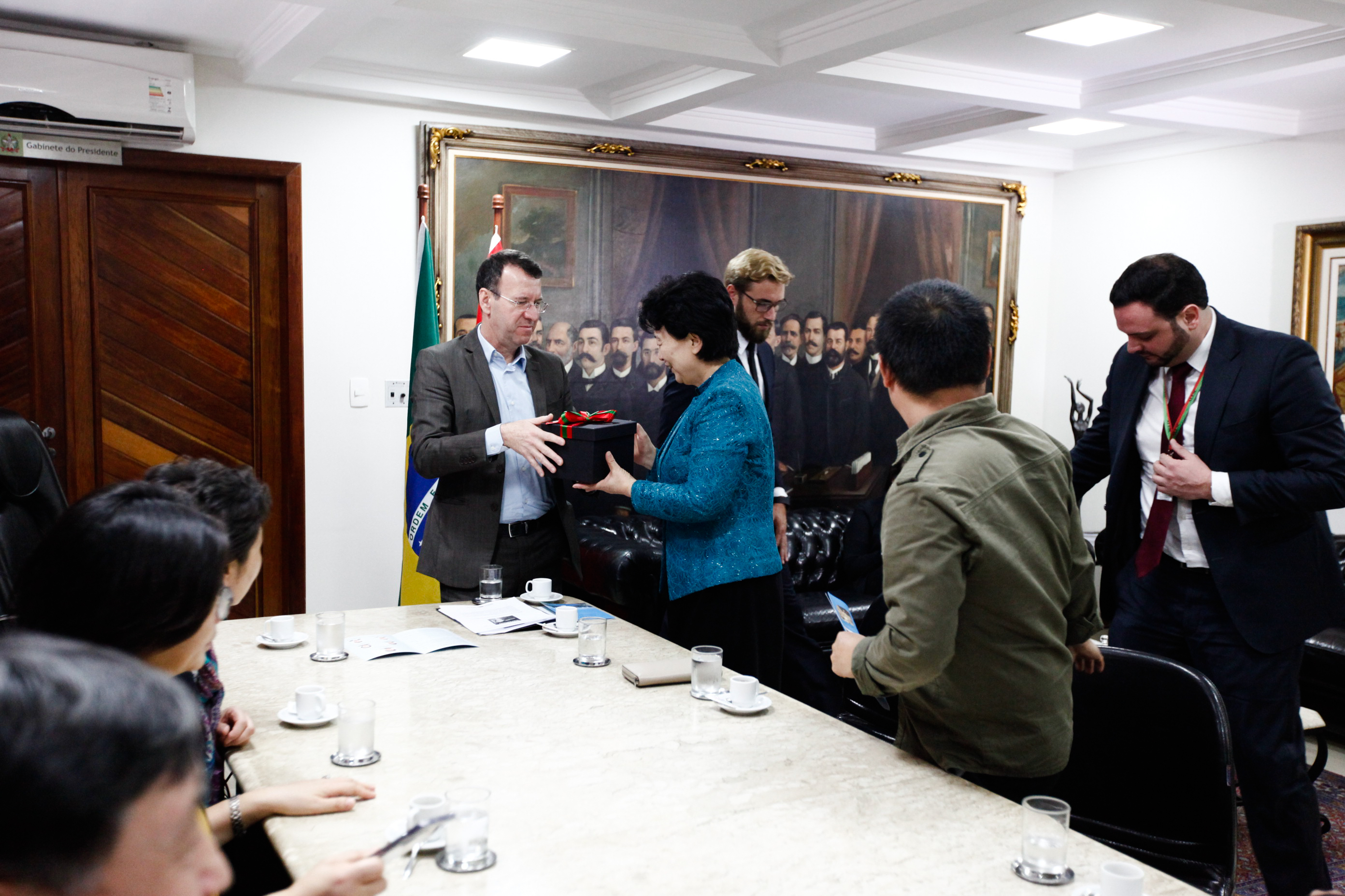 Delegação chinesa da província de Henan visita a ALESC