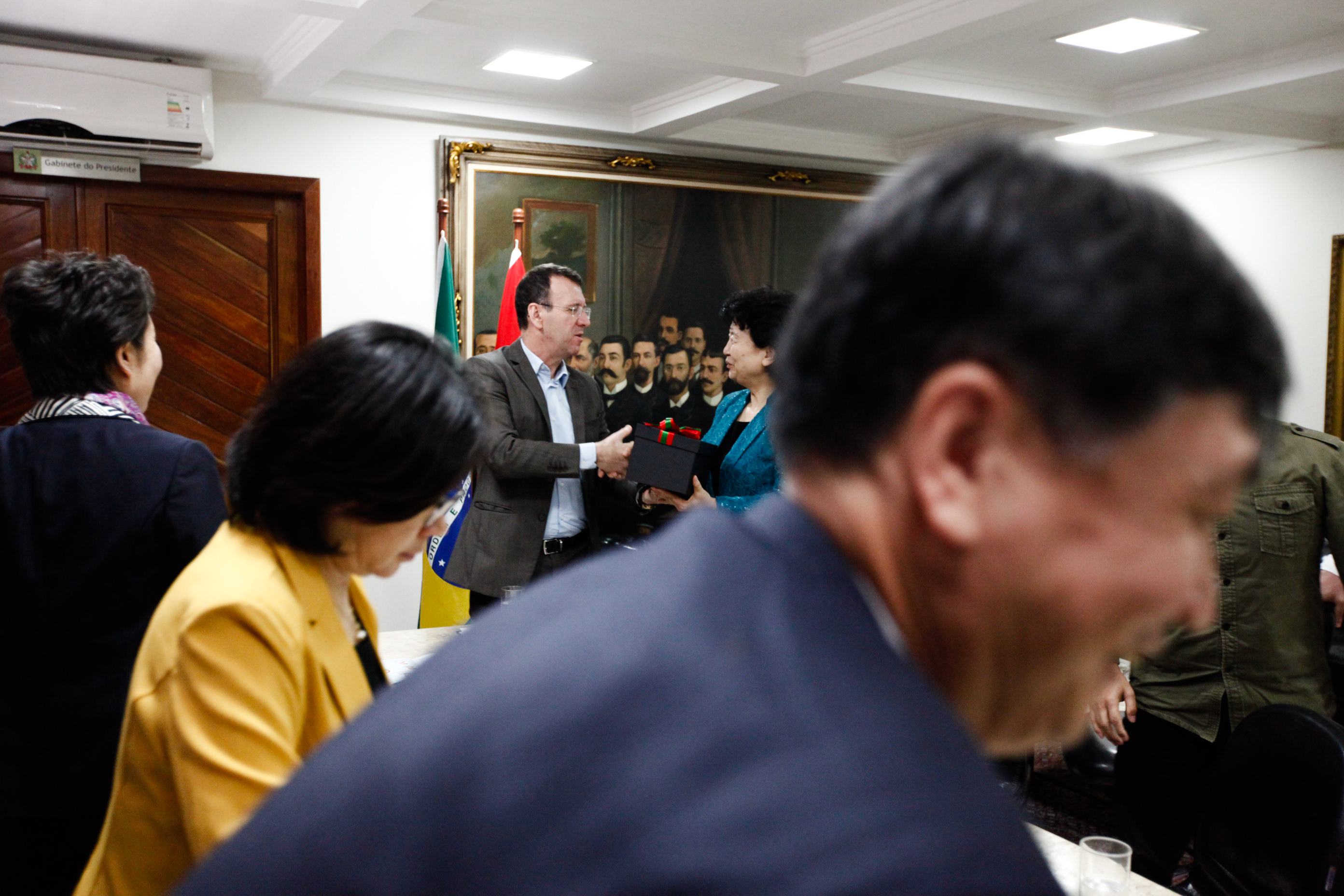 Delegação chinesa da província de Henan visita a ALESC