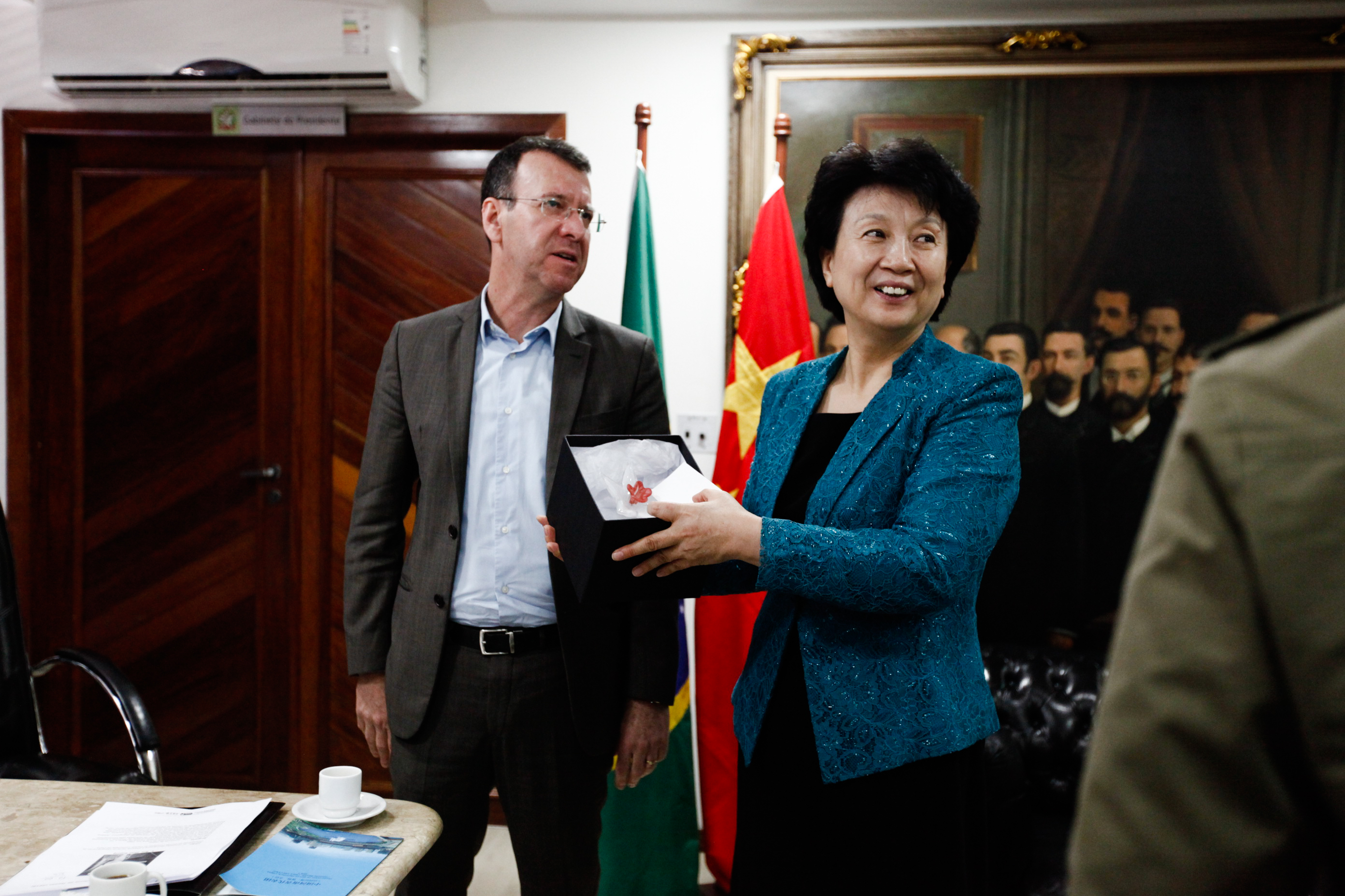 Delegação chinesa da província de Henan visita a ALESC