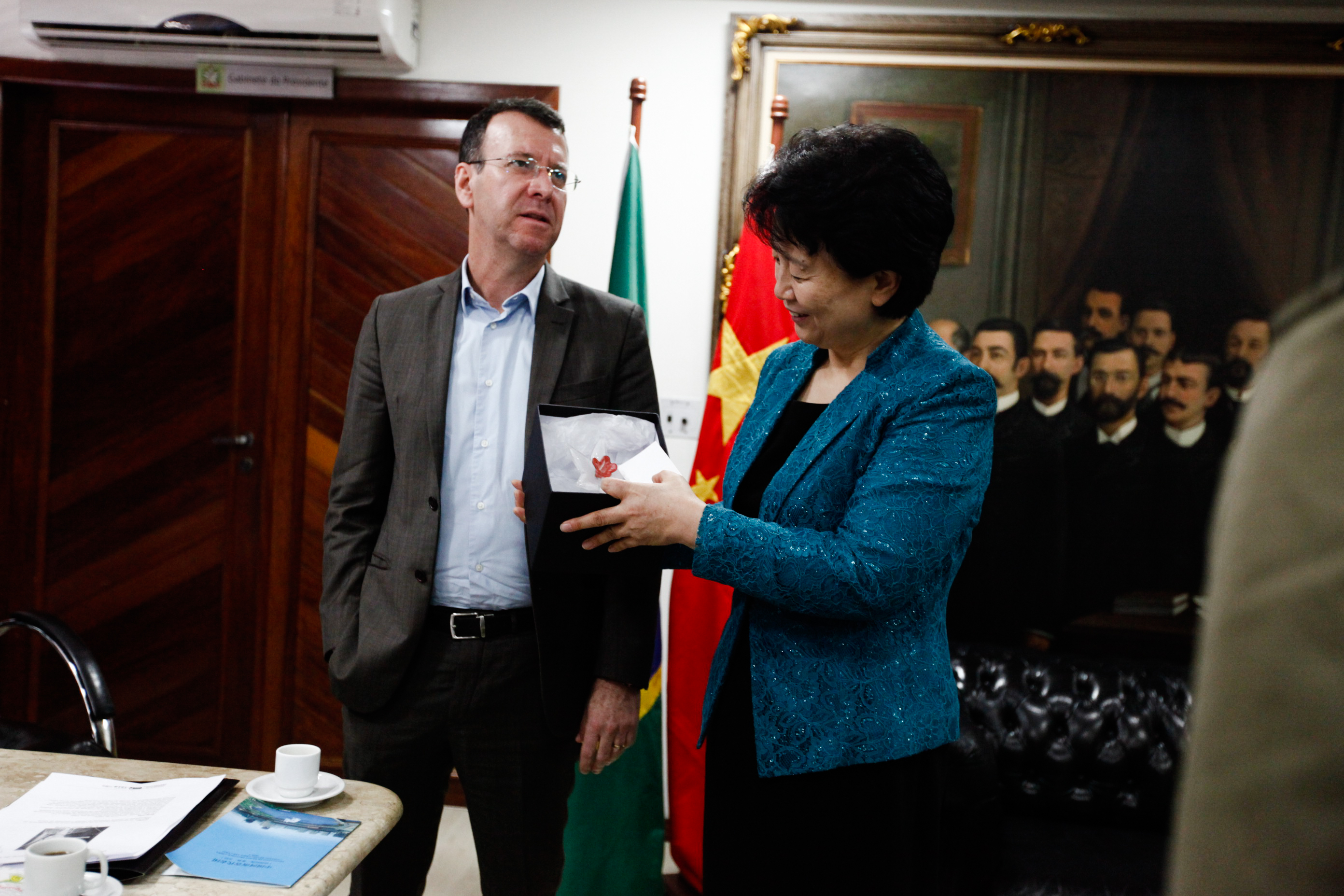 Delegação chinesa da província de Henan visita a ALESC