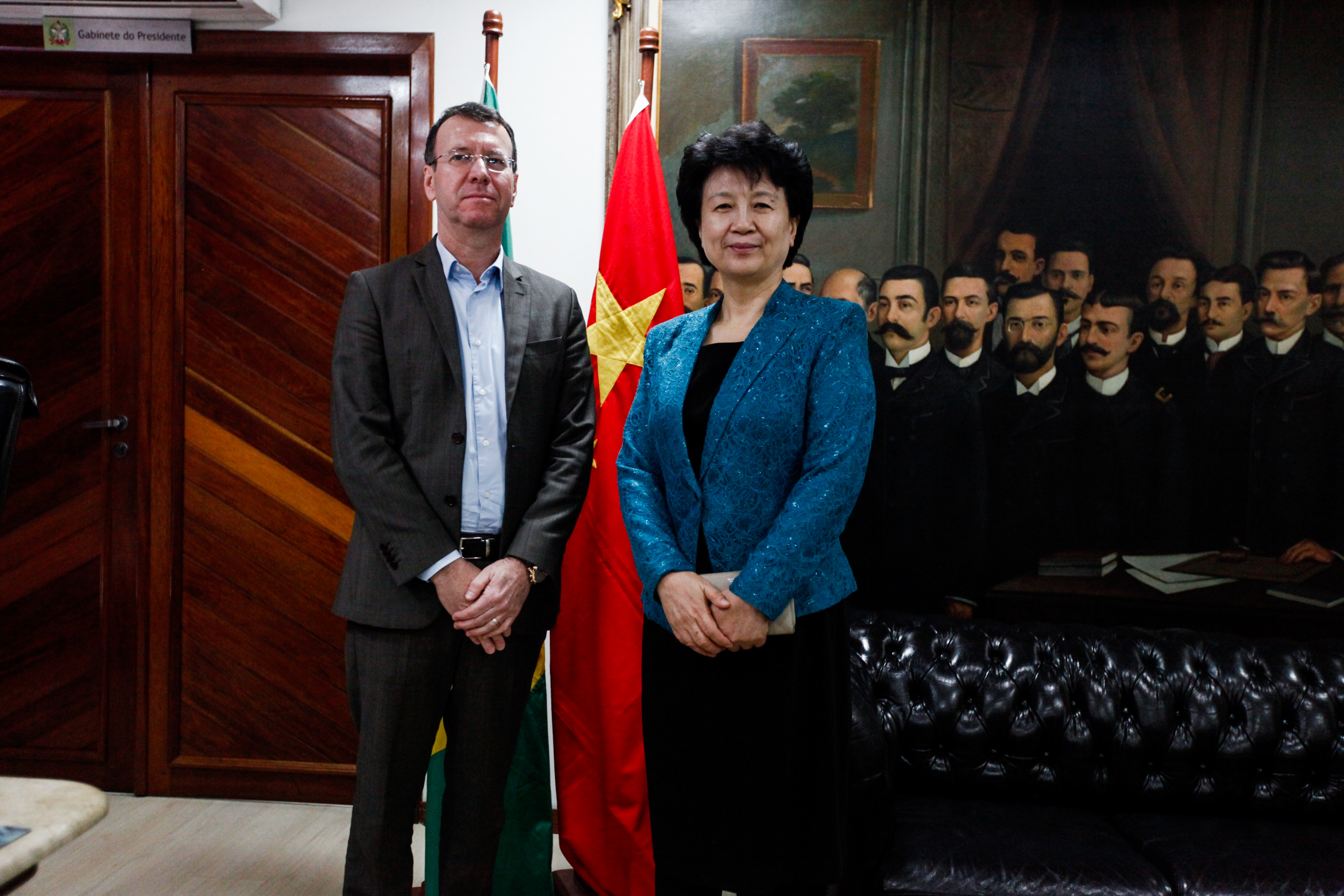 Delegação chinesa da província de Henan visita a ALESC