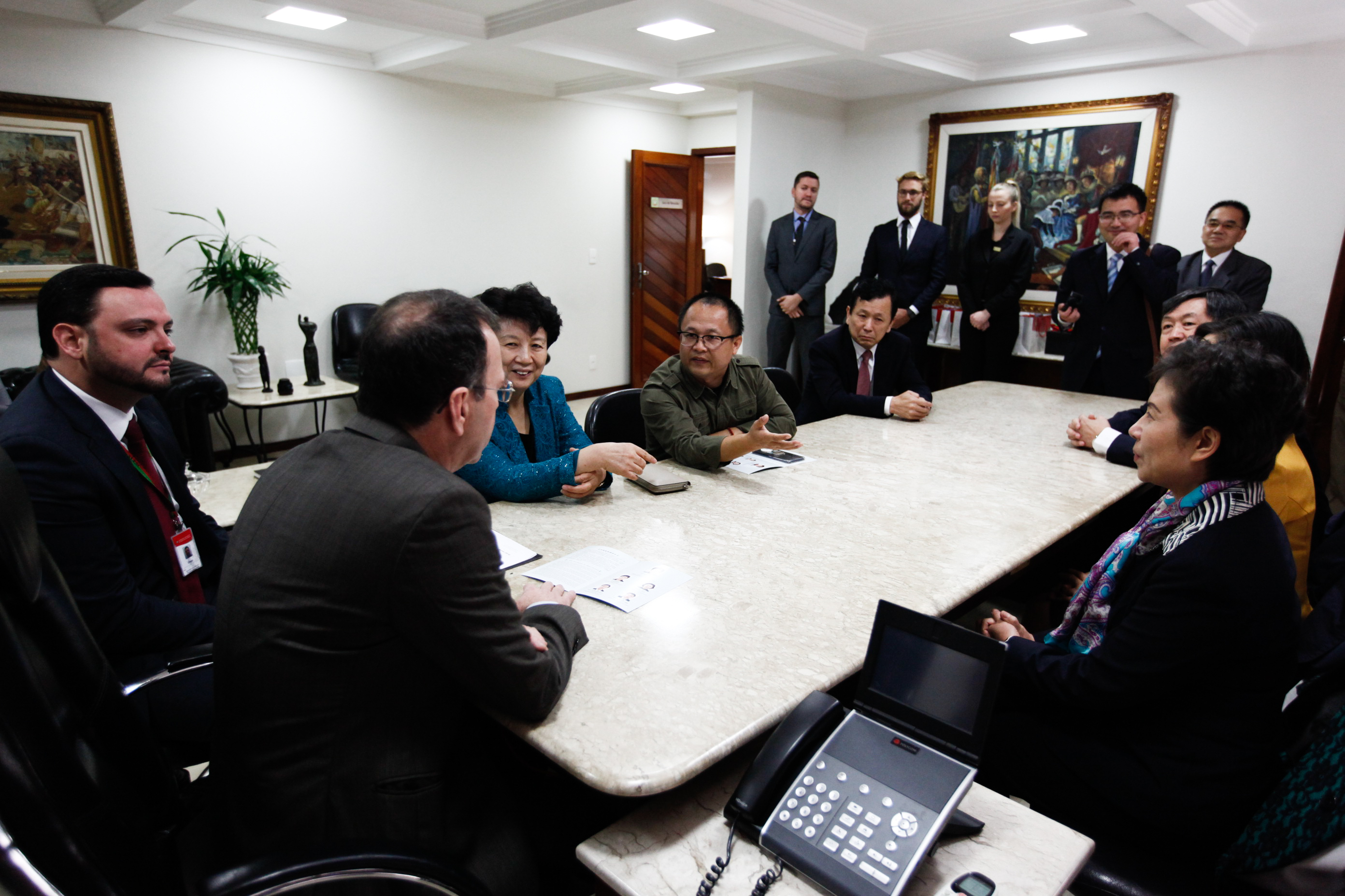Delegação chinesa da província de Henan visita a ALESC