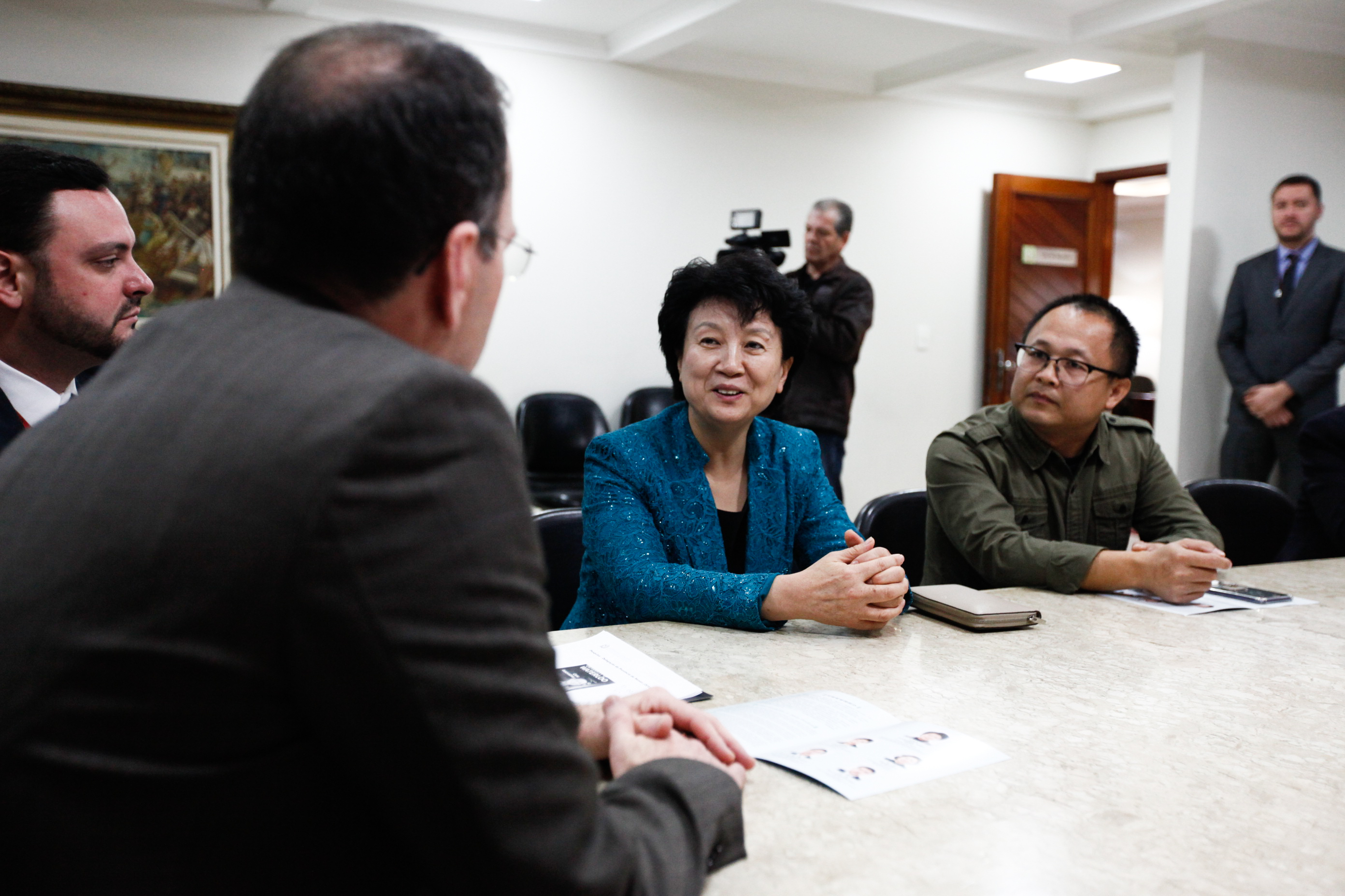 Delegação chinesa da província de Henan visita a ALESC