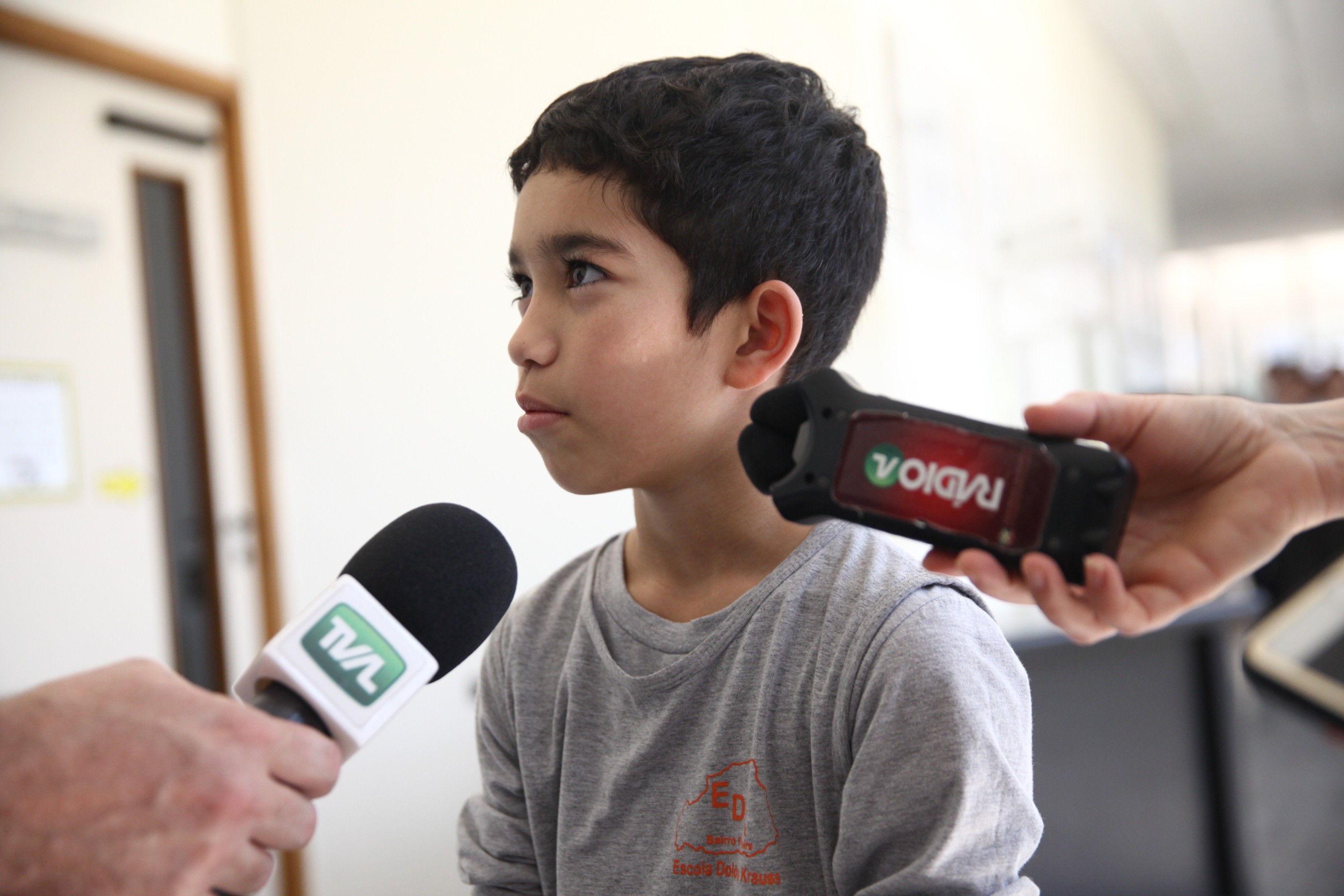Estudante Oriel Rodrigues, de 10 anos