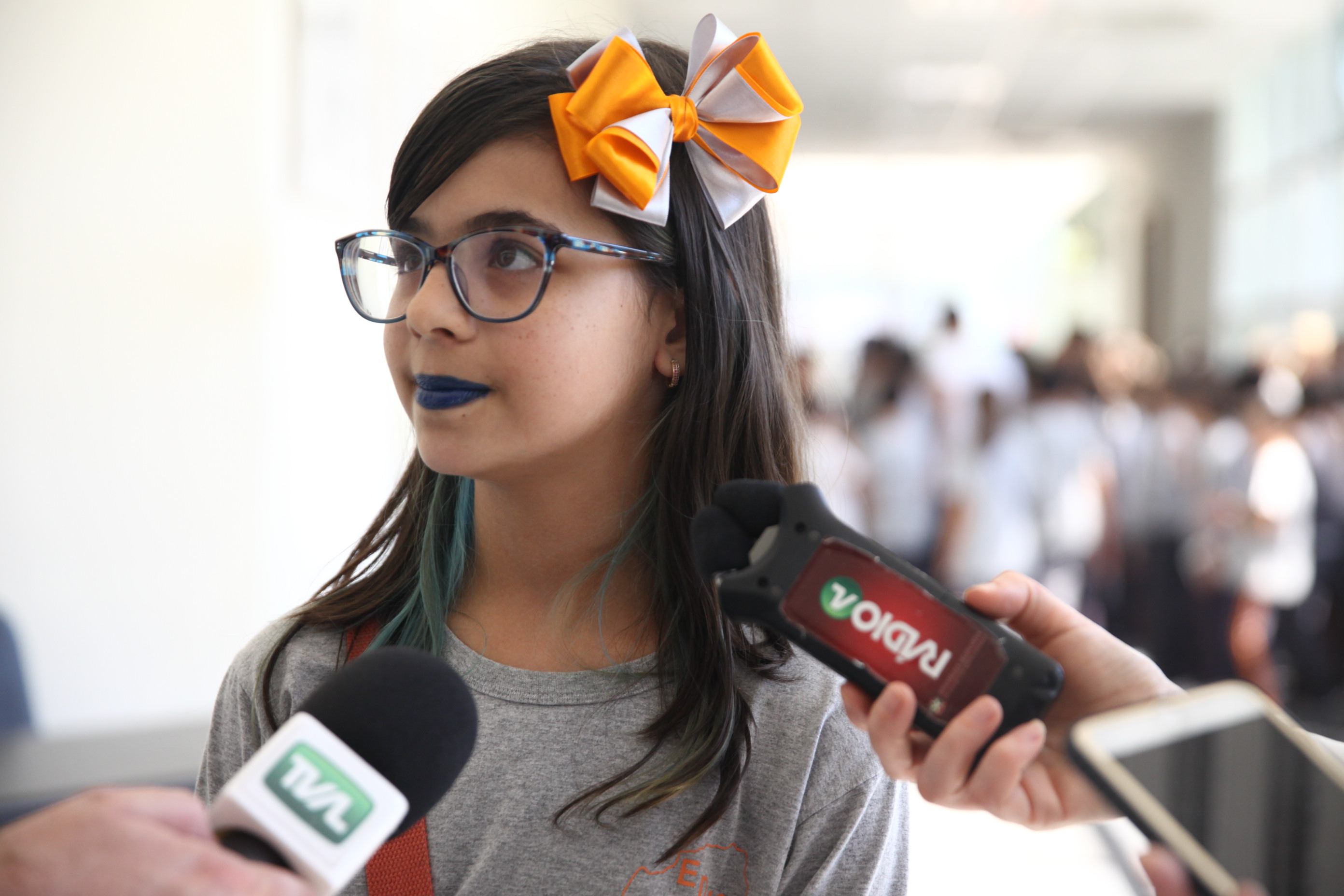 Estudante Natália Antonieta, de 10 anos