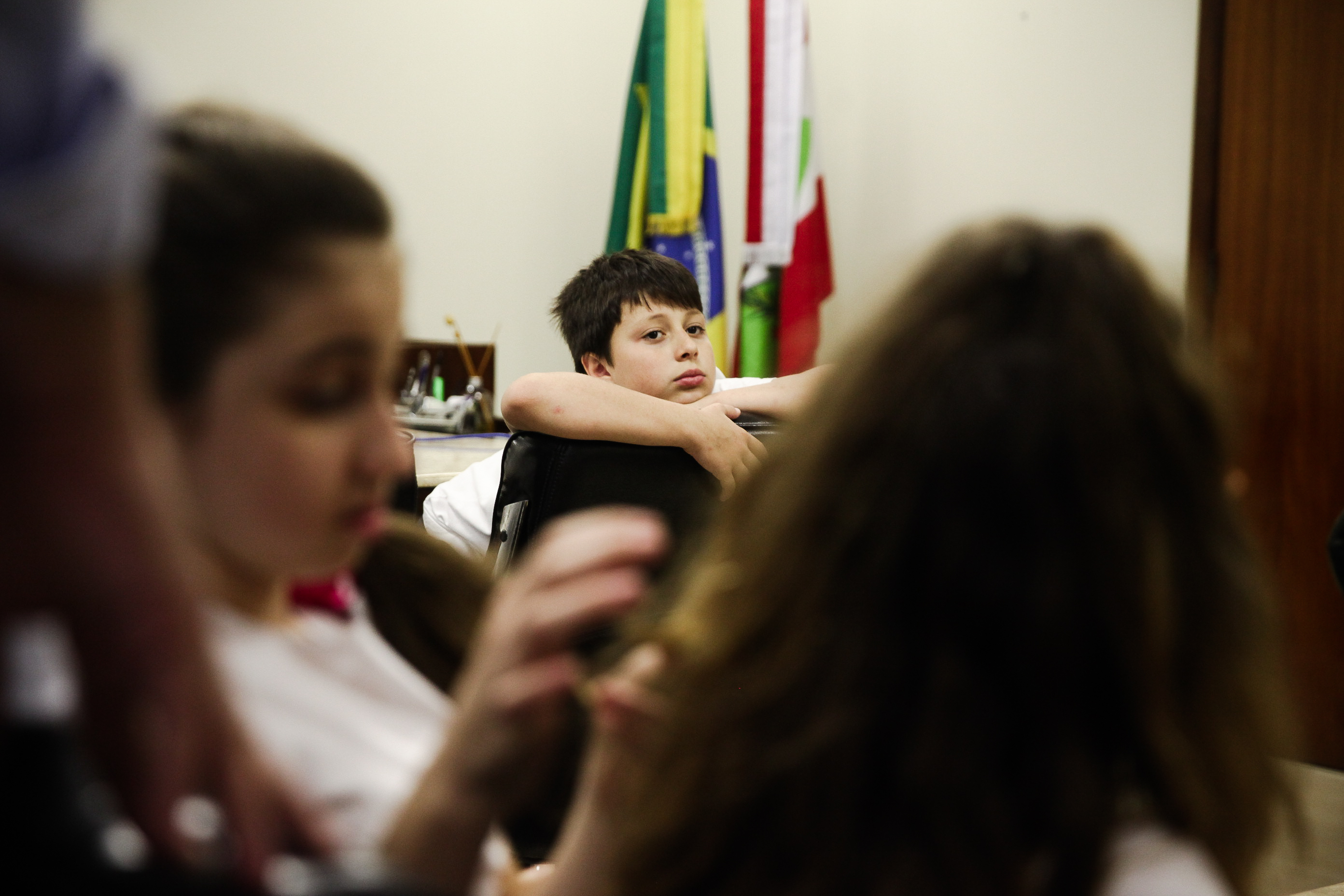 Crianças do Colégio Energia visitam a ALESC
